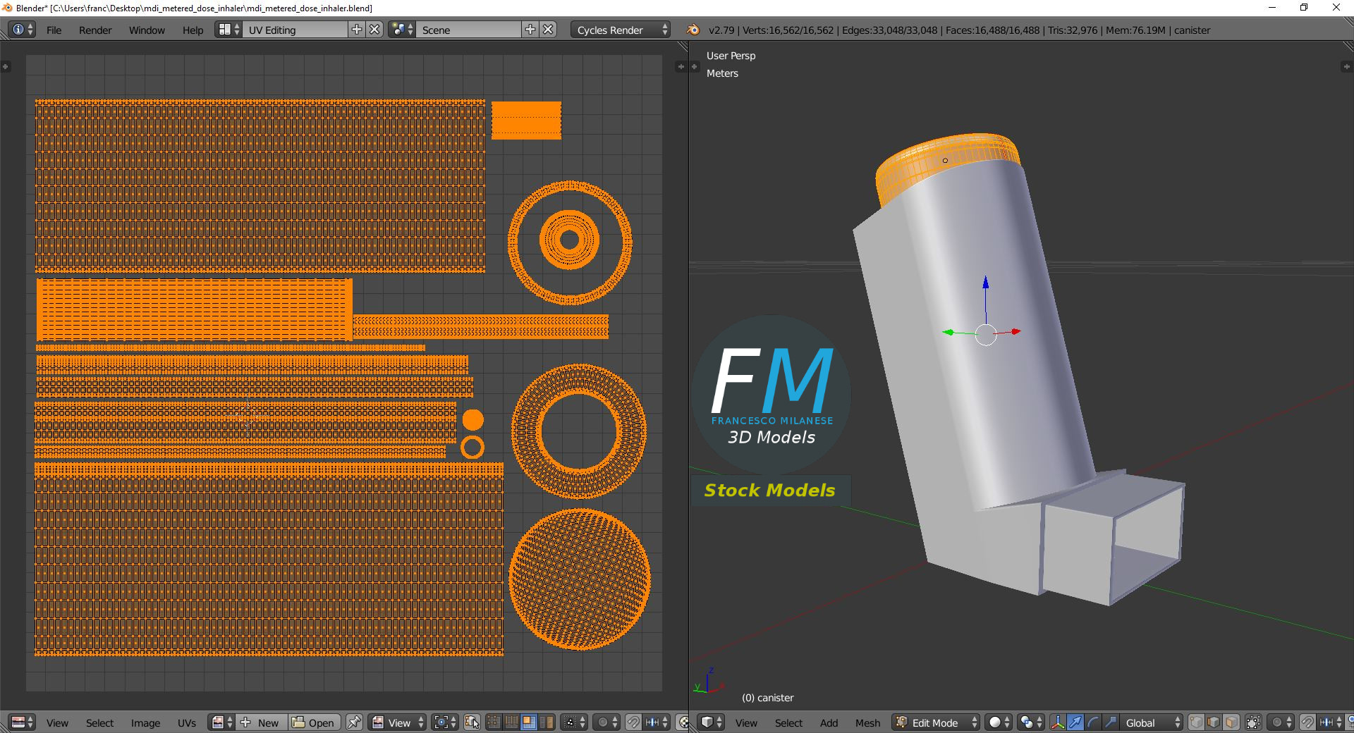 3D-Modell - Dosieraerosol-Inhalator - 10