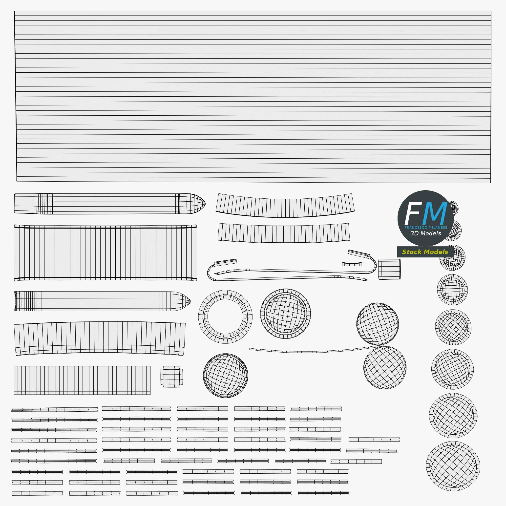 3D-Modell - Medizinische Stiftleuchte mit Pupillenskala - 11
