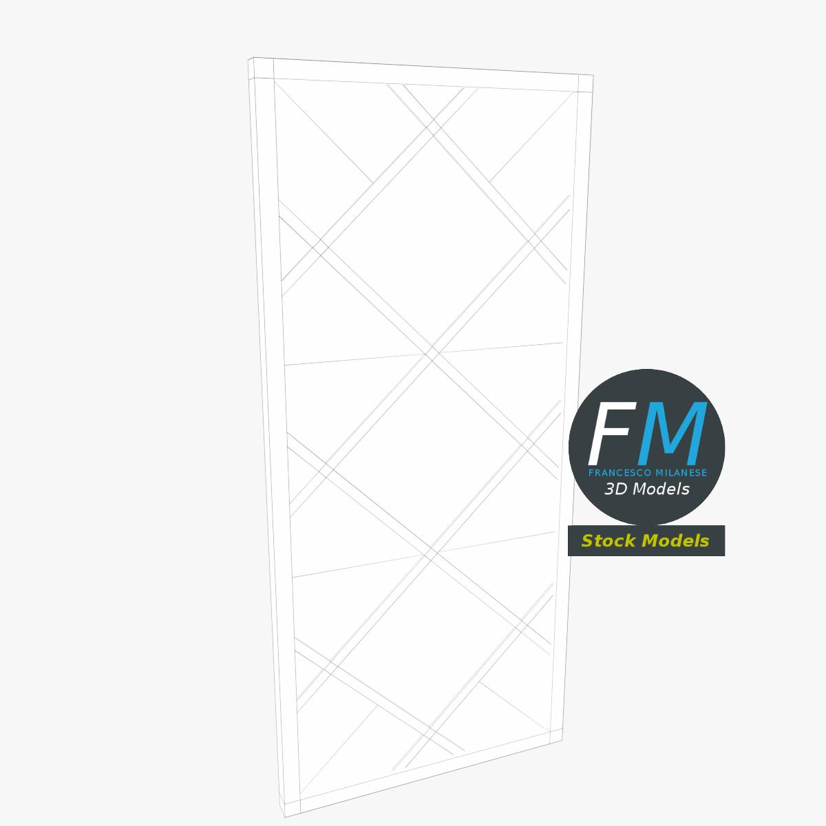 3D-Modell - Mittelalterliches Metallgitterfenster - 07