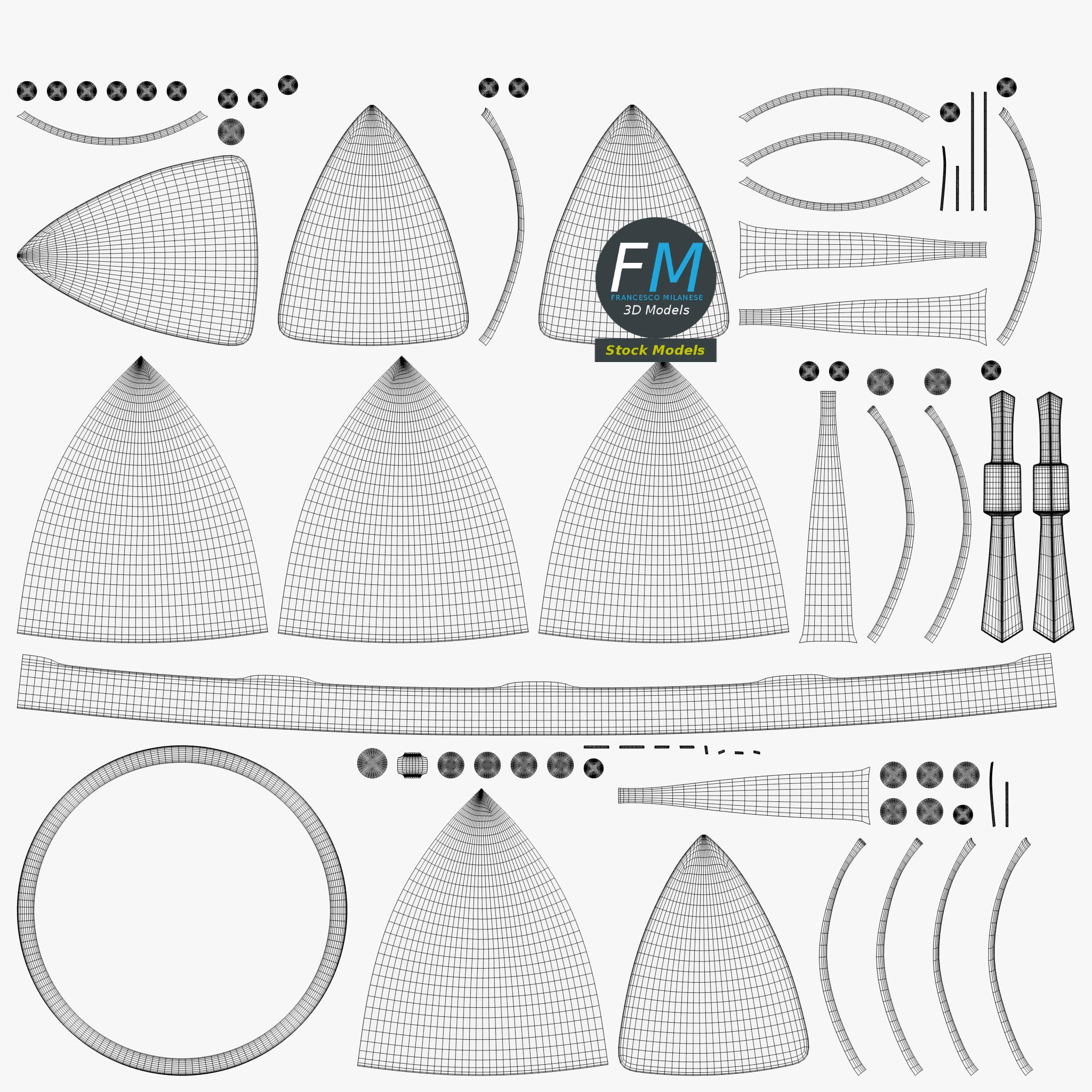 3D-Modell - Mittelalterlicher Vernieteter Helm - 11 3D-Modell - Mittelalterlicher Vernieteter Helm - 11