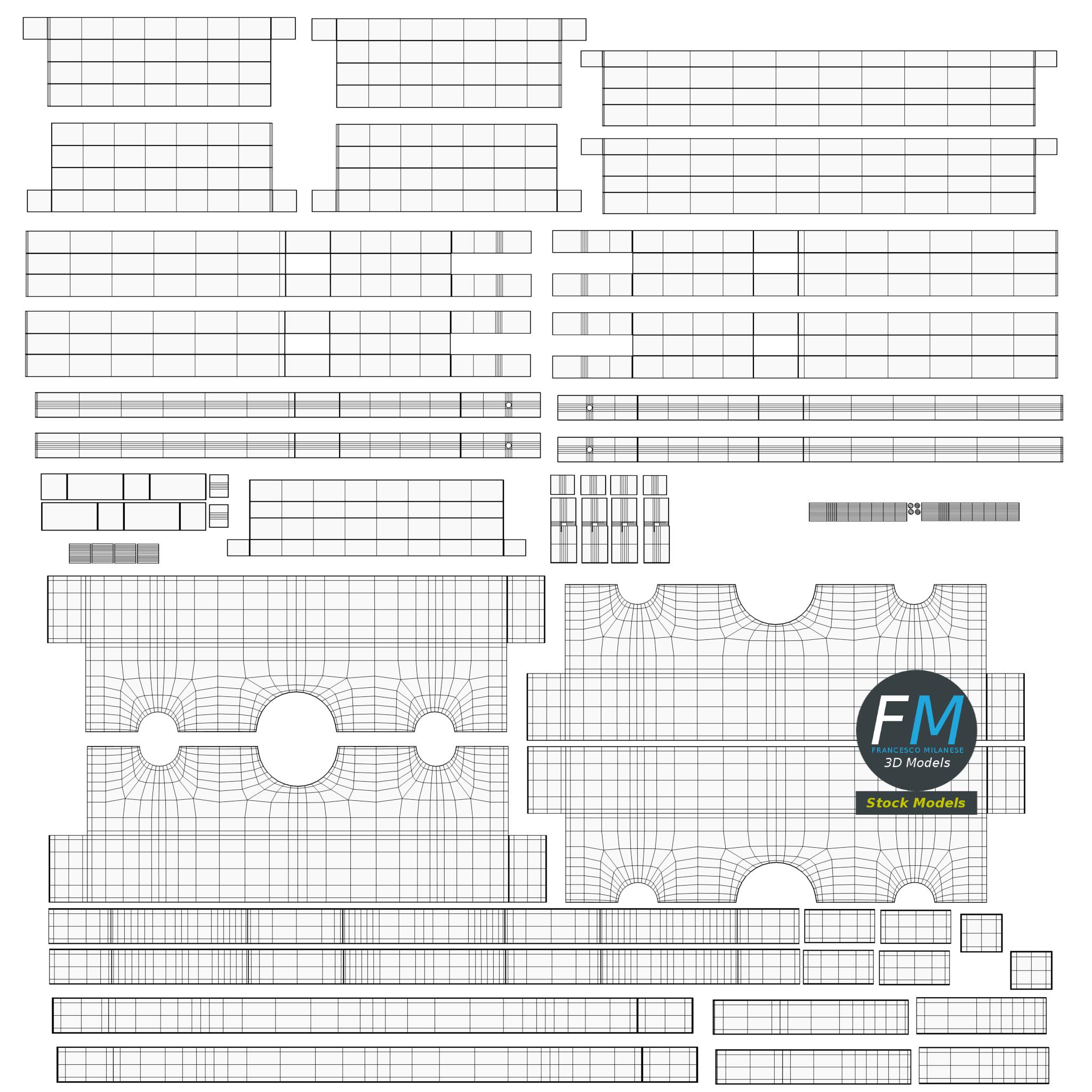 3D-Modell - Mittelalterlicher Holzpranger - 11 3D-Modell - Mittelalterlicher Holzpranger - 11