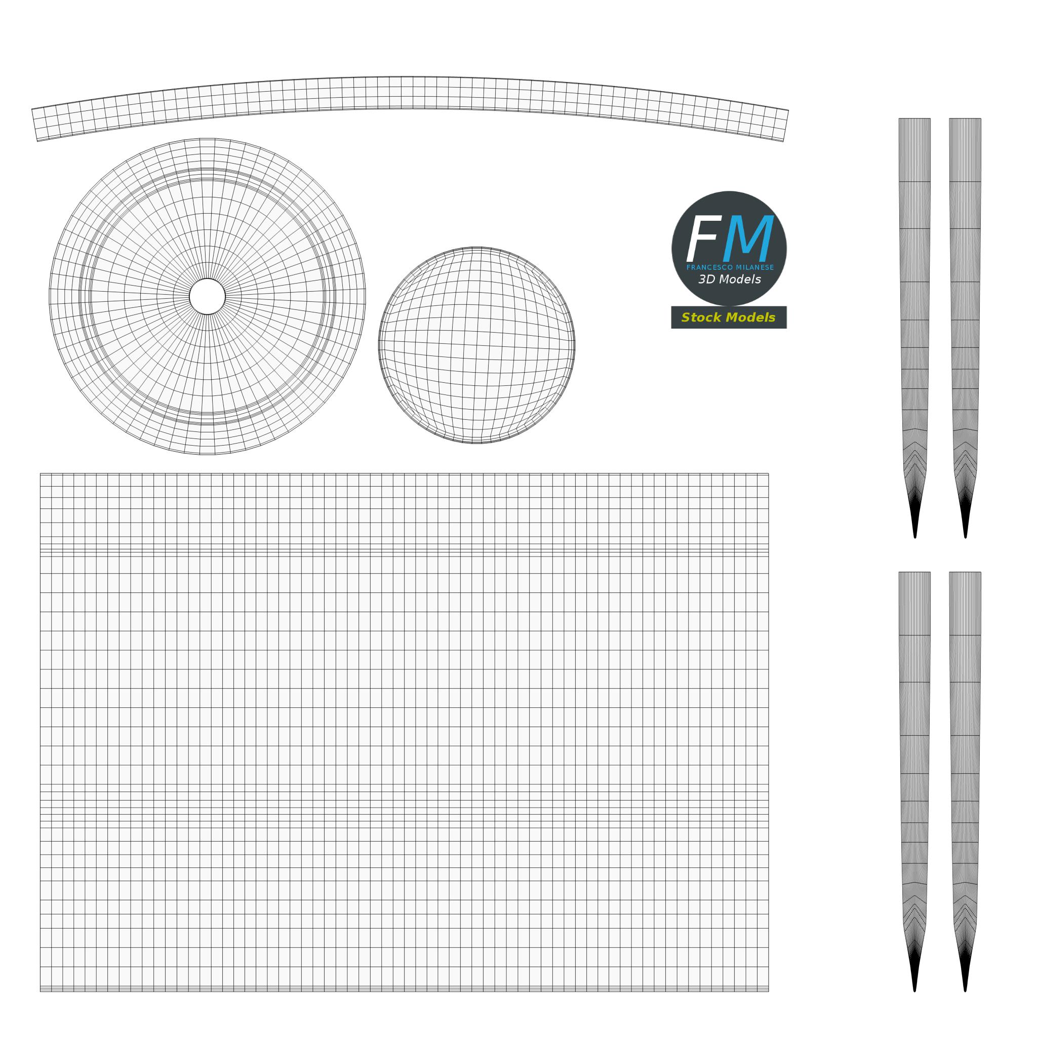 3D-Modell - Notizzettel mit Reißzwecke - 12 3D-Modell - Notizzettel mit Reißzwecke - 12