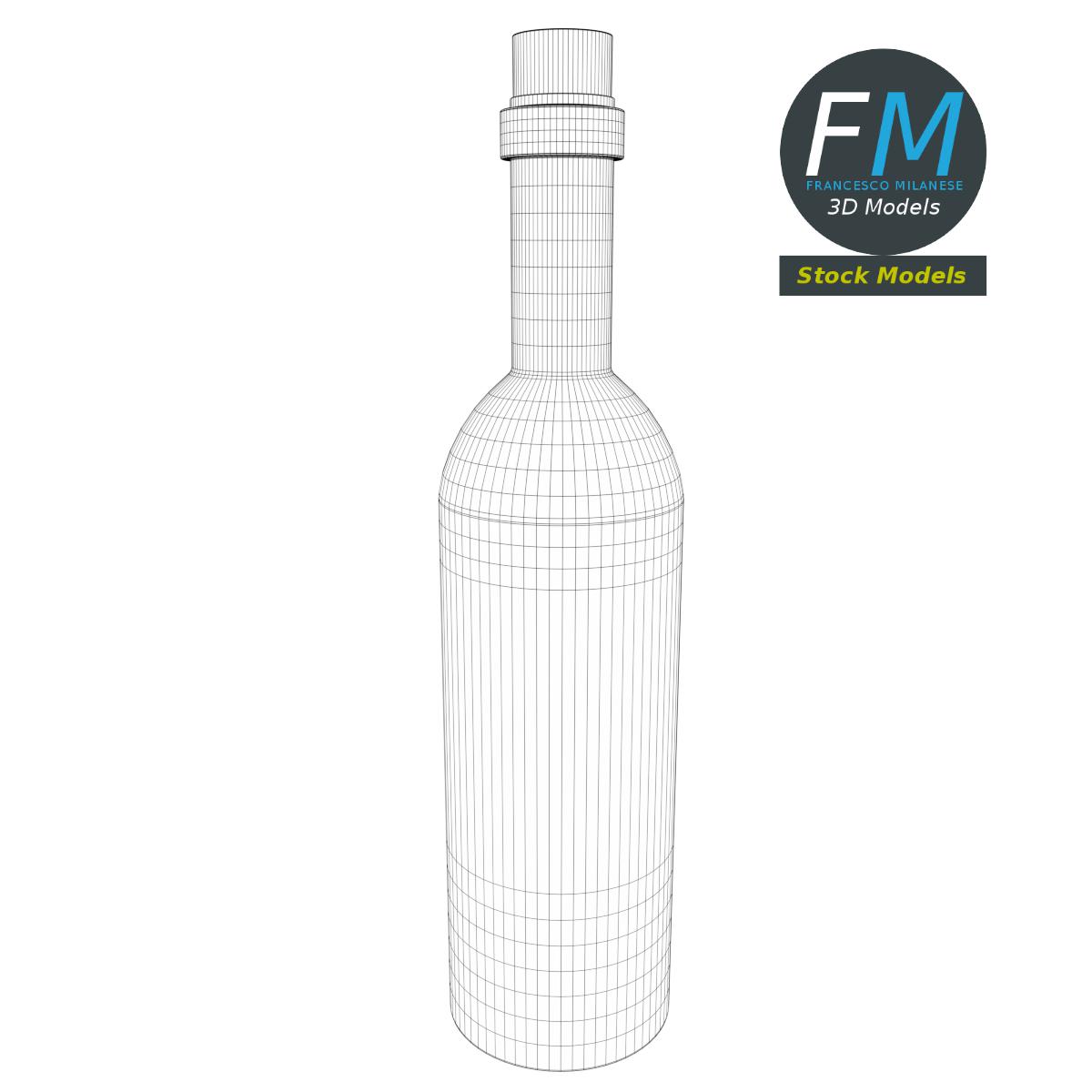 3D-Modell - Flaschenpost - 07