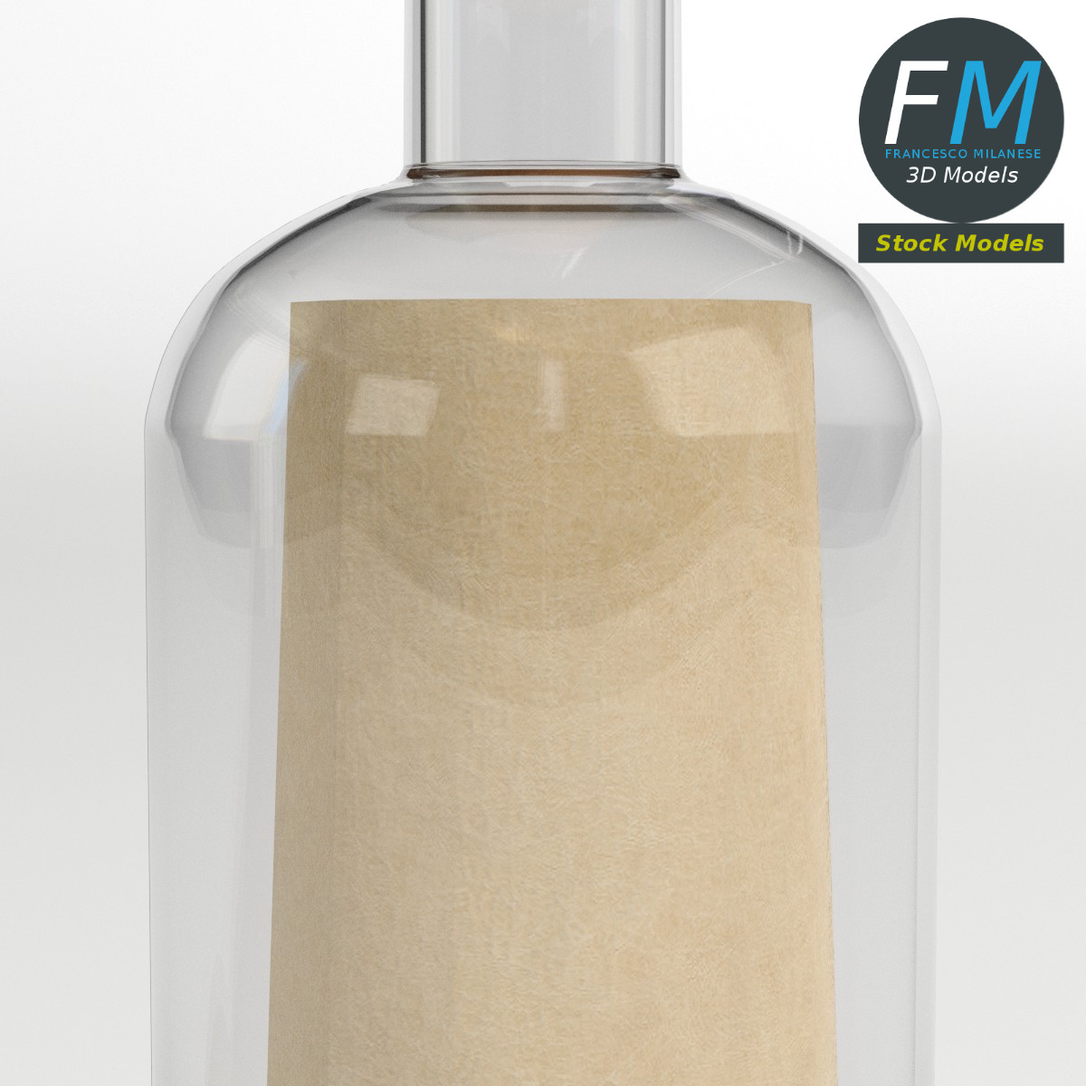 3D-Modell - Flaschenpost - 03