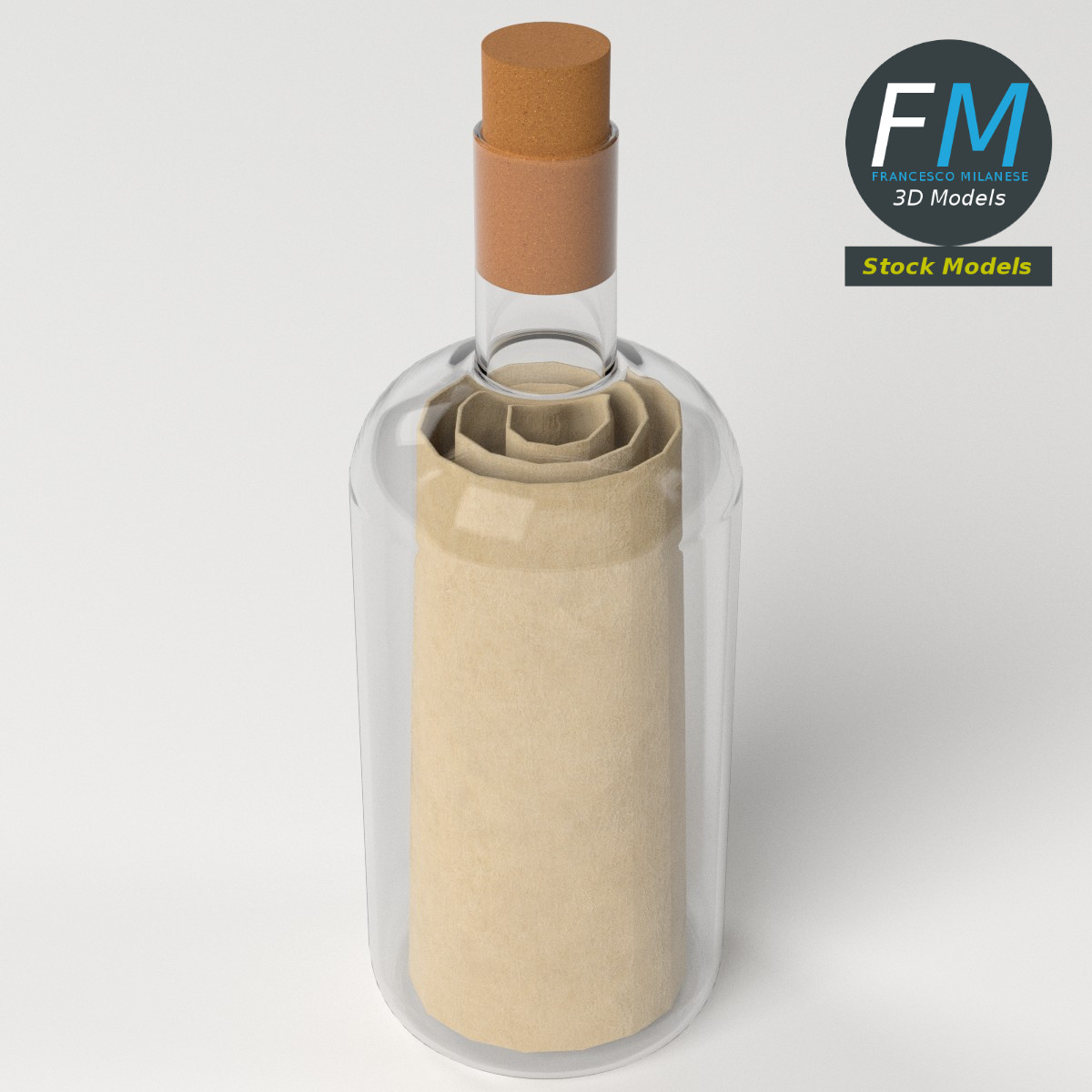 3D-Modell - Flaschenpost - 05