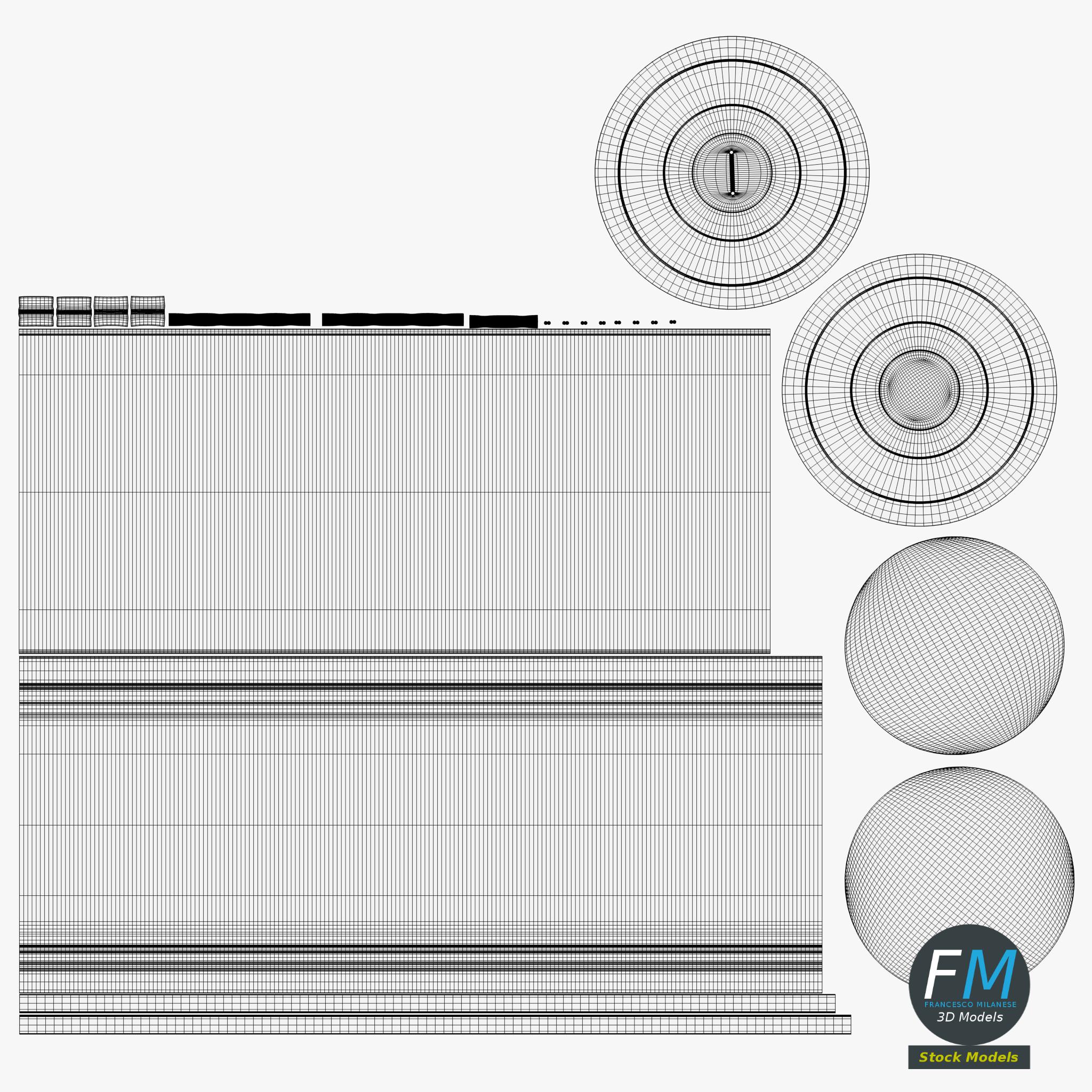 3D-Modell - Geschlossener Metallmülleimer - 11 3D-Modell - Geschlossener Metallmülleimer - 11