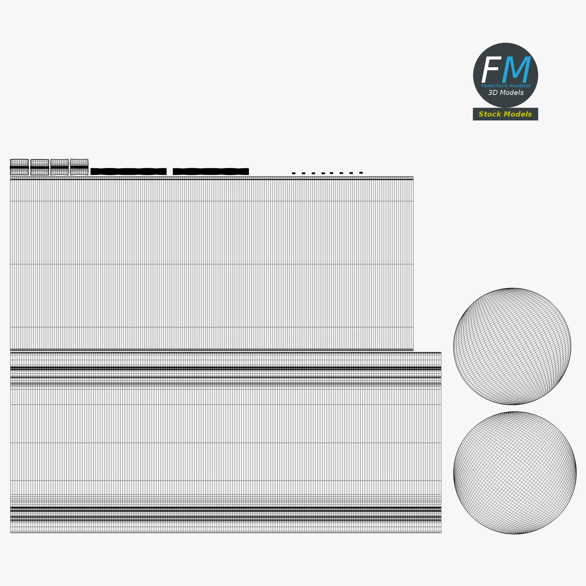 3D-Modell - Metallmülleimer mit Deckel - 12 3D-Modell - Metallmülleimer mit Deckel - 12