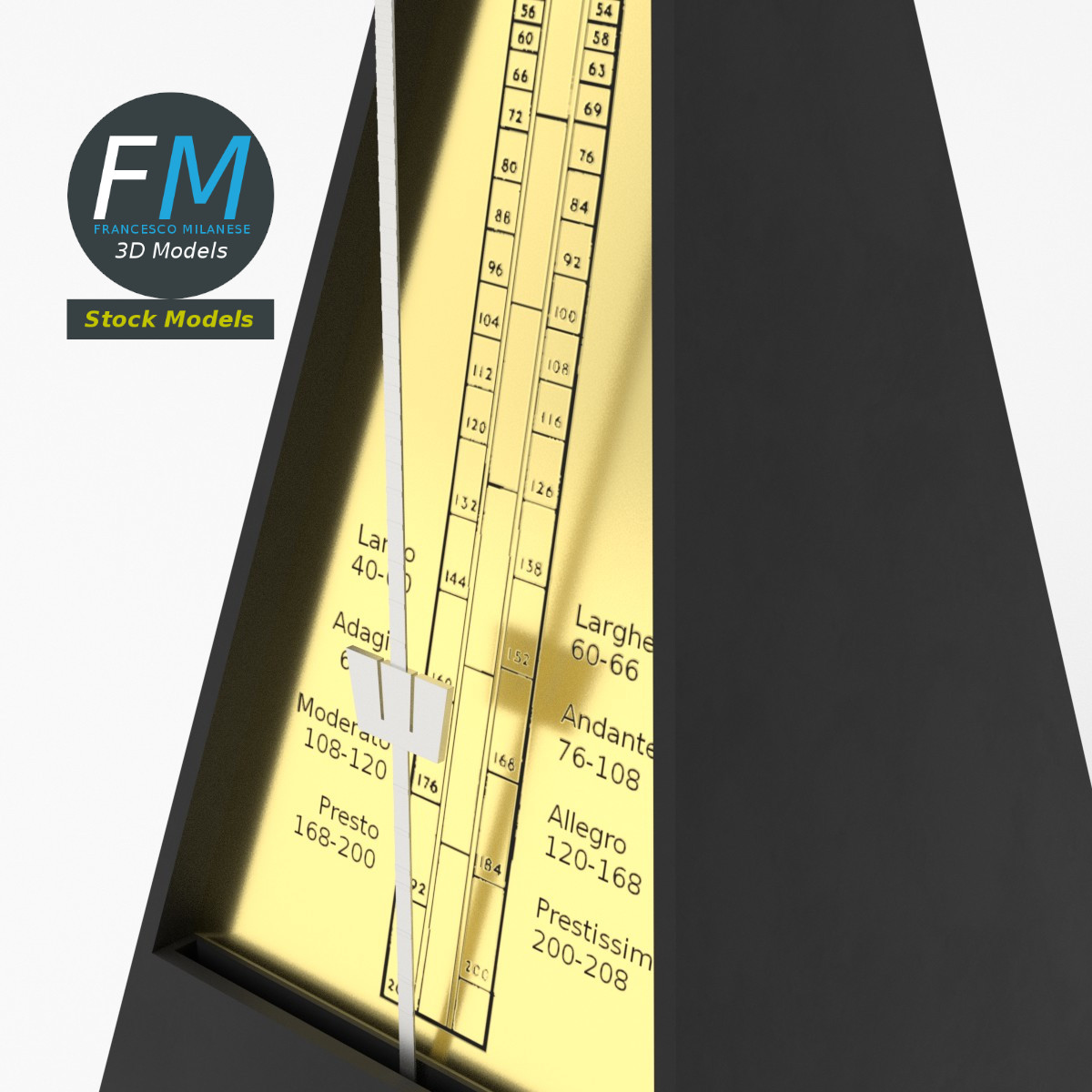 3D-Modell - Mechanisches Metronom - 05