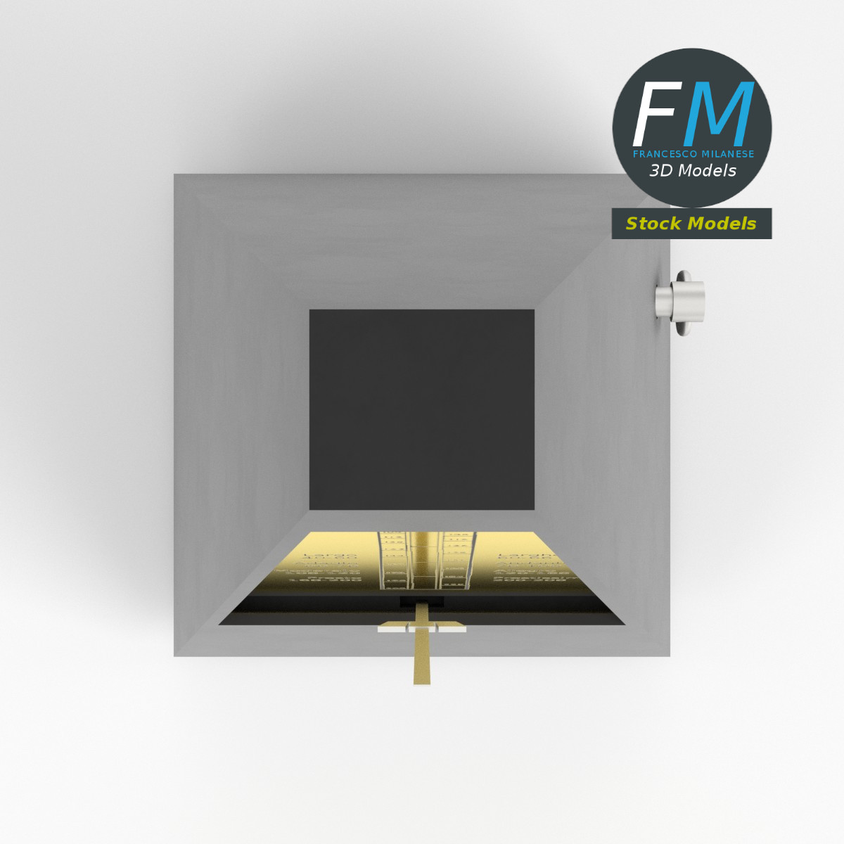 3D-Modell - Mechanisches Metronom - 06