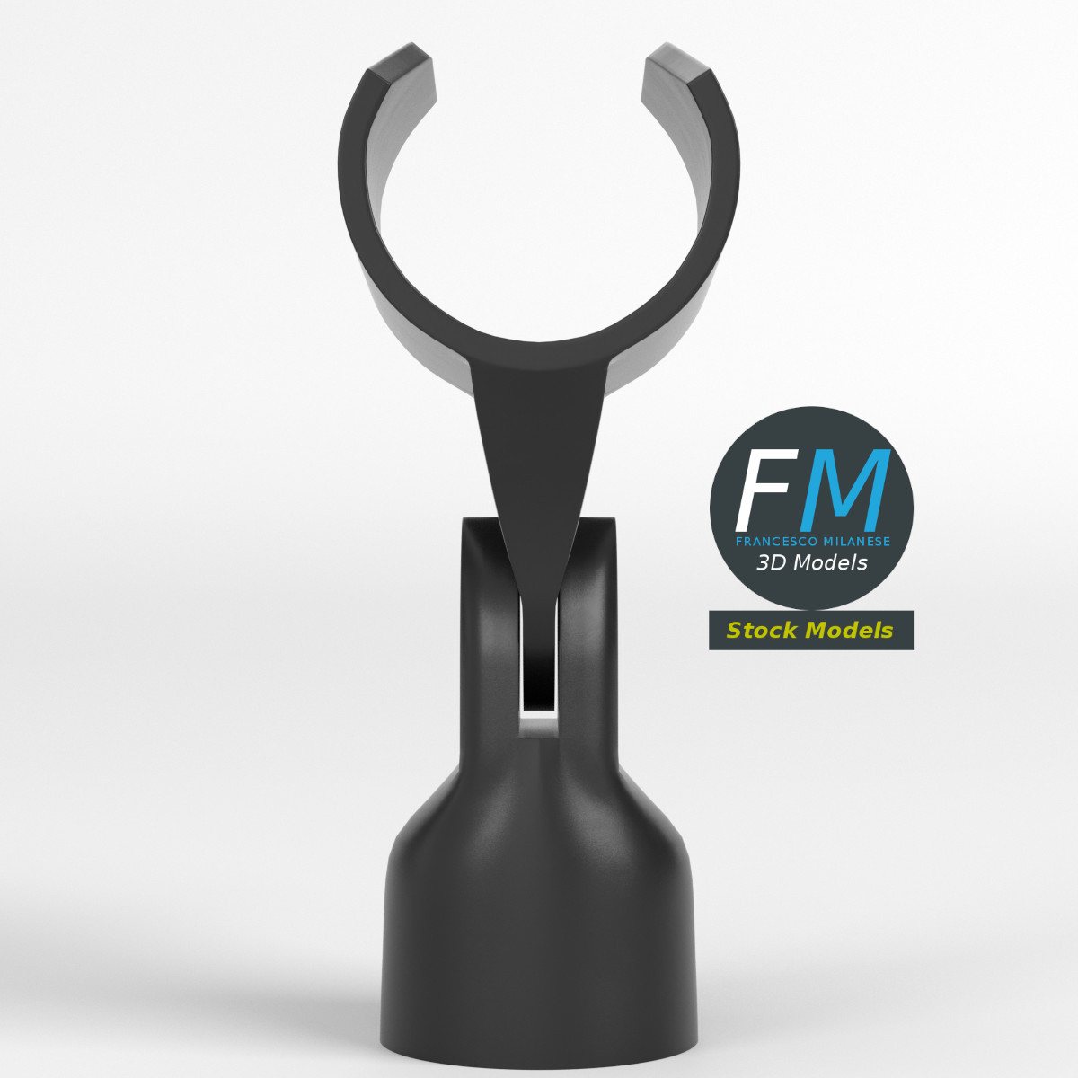 3D-Modell - Verstellbare Mikrofonhalterung - 03
