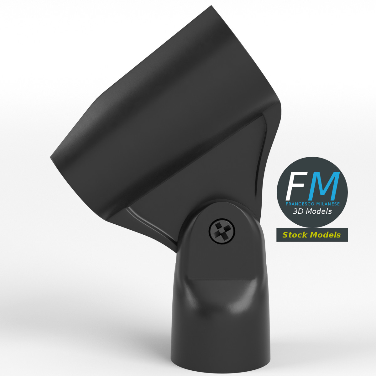 3D-Modell - Verstellbare Mikrofonhalterung - 04