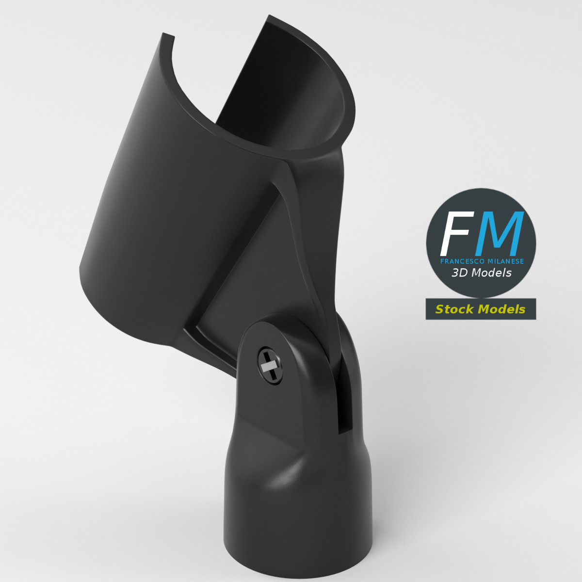 3D-Modell - Verstellbare Mikrofonhalterung - 05