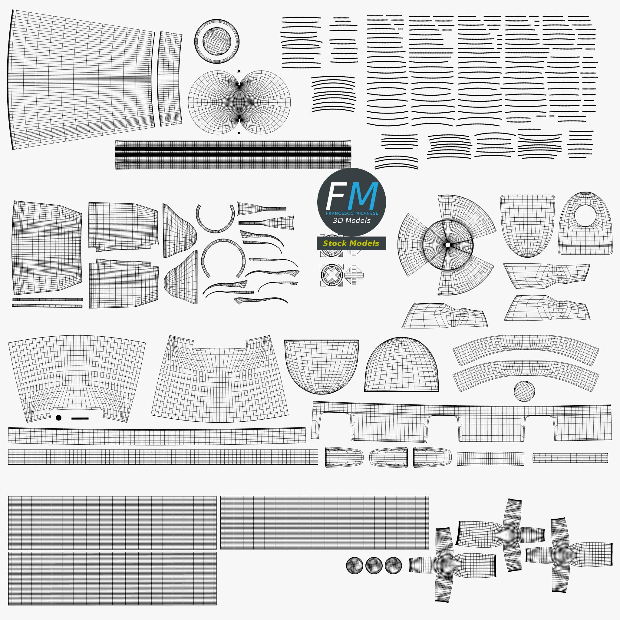 3D-Modell - Mikrofon auf Tischstativ - 11 3D-Modell - Mikrofon auf Tischstativ - 11