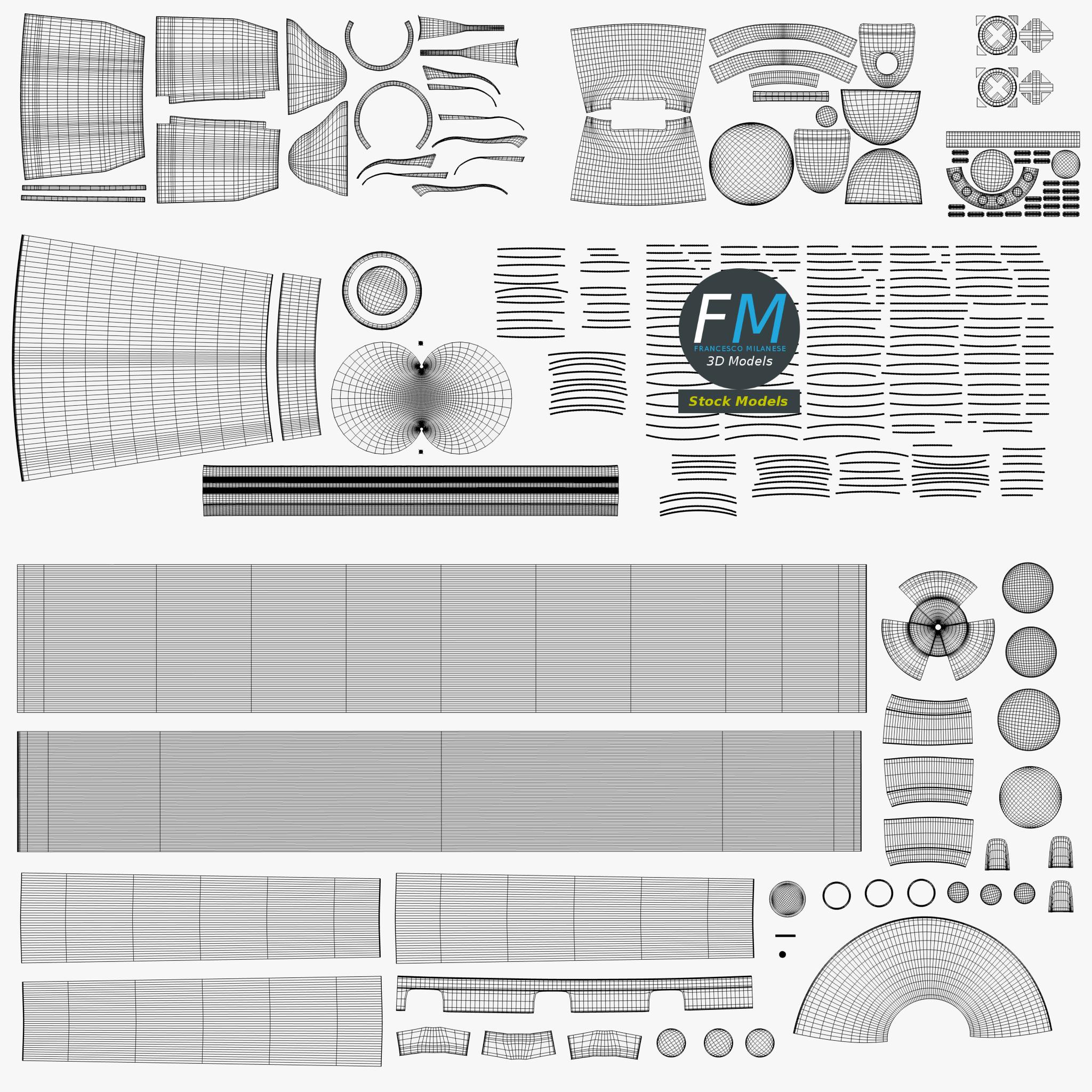 3D-Modell - Mikrofon auf Dreibeinstativ - 11 3D-Modell - Mikrofon auf Dreibeinstativ - 11