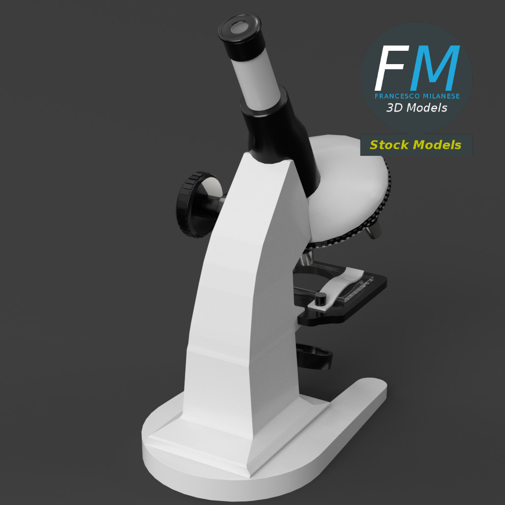 3D-Modell - Spielzeugmikroskop - 05