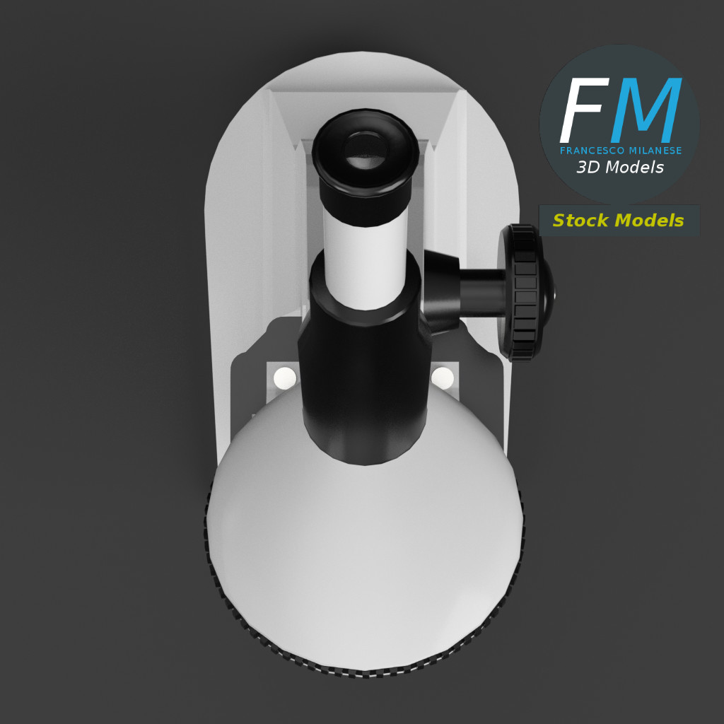 3D-Modell - Spielzeugmikroskop - 06