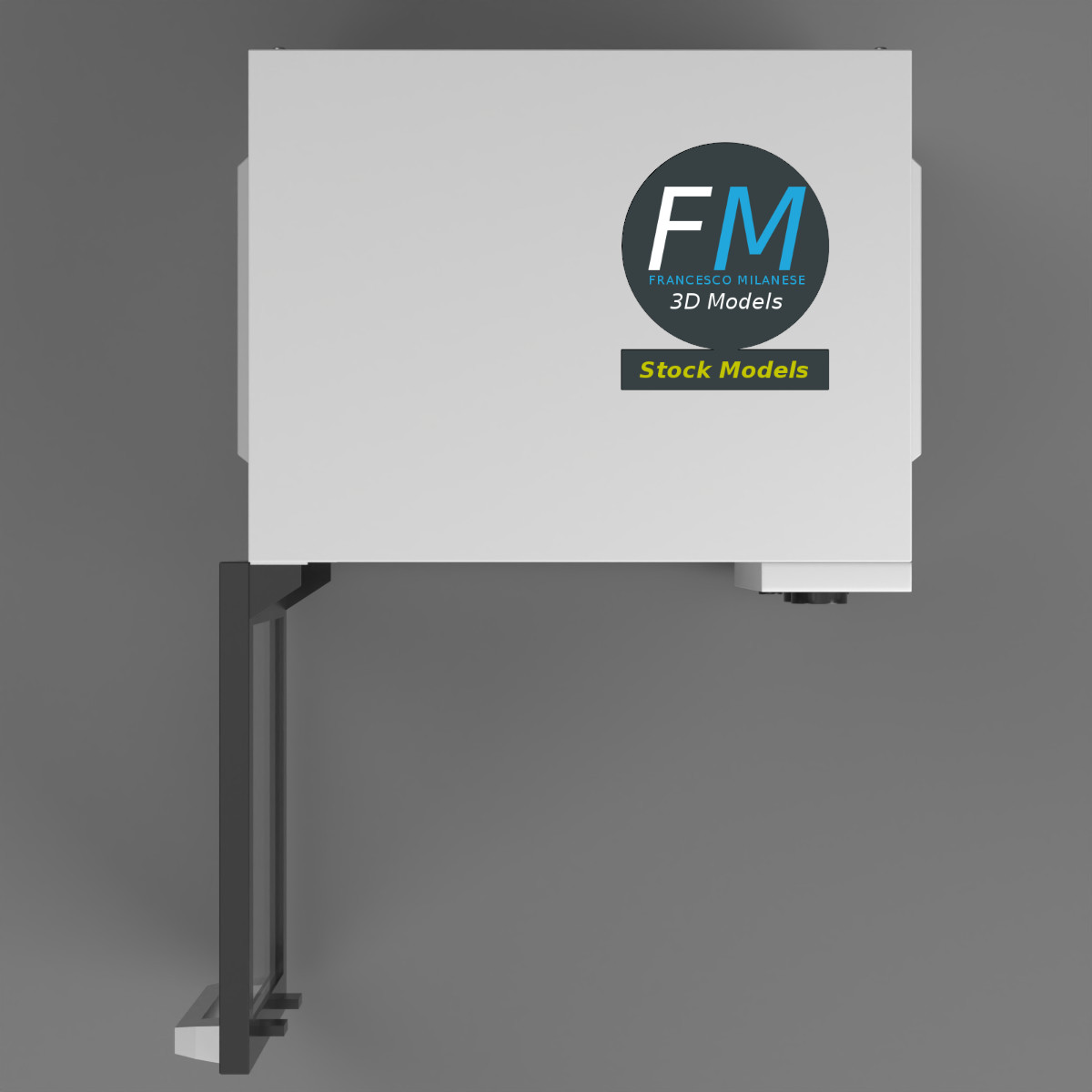 3D-Modell - Mikrowellenofen - 06