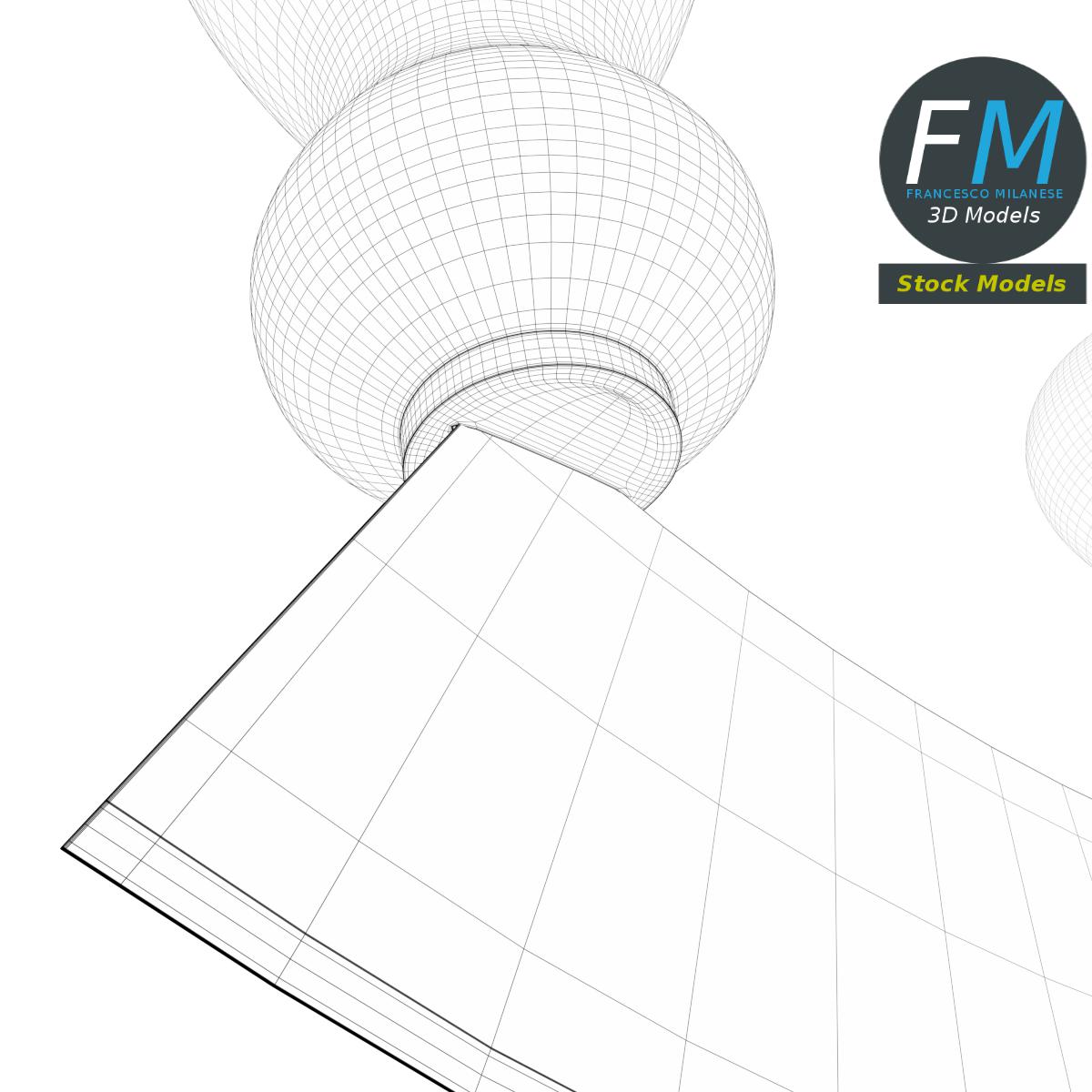 3D-Modell - Wiegemesser - 08