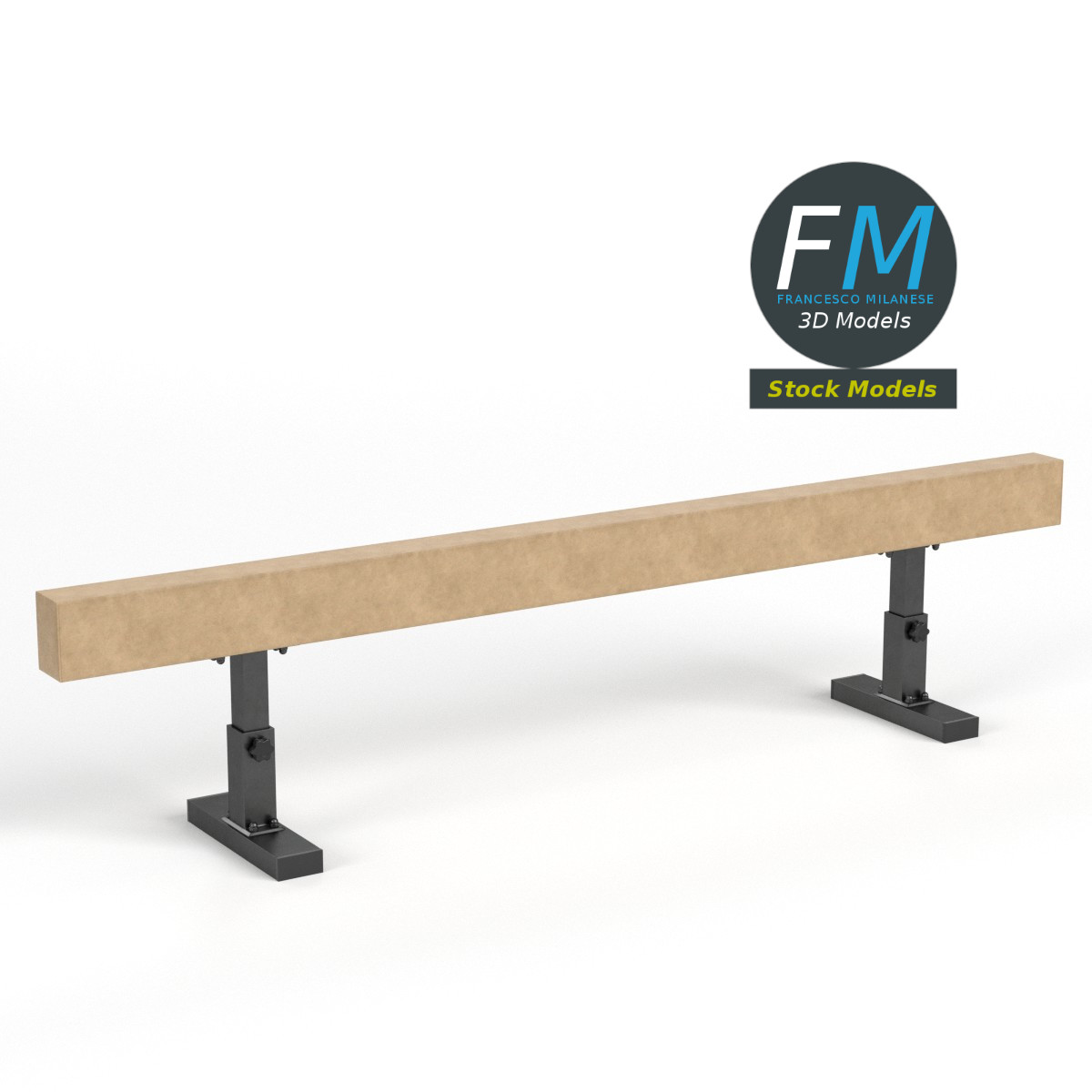 3D-Modell - Mini-Schwebebalken - 01
