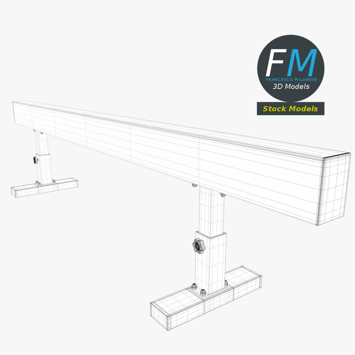 3D-Modell - Mini-Schwebebalken - 07