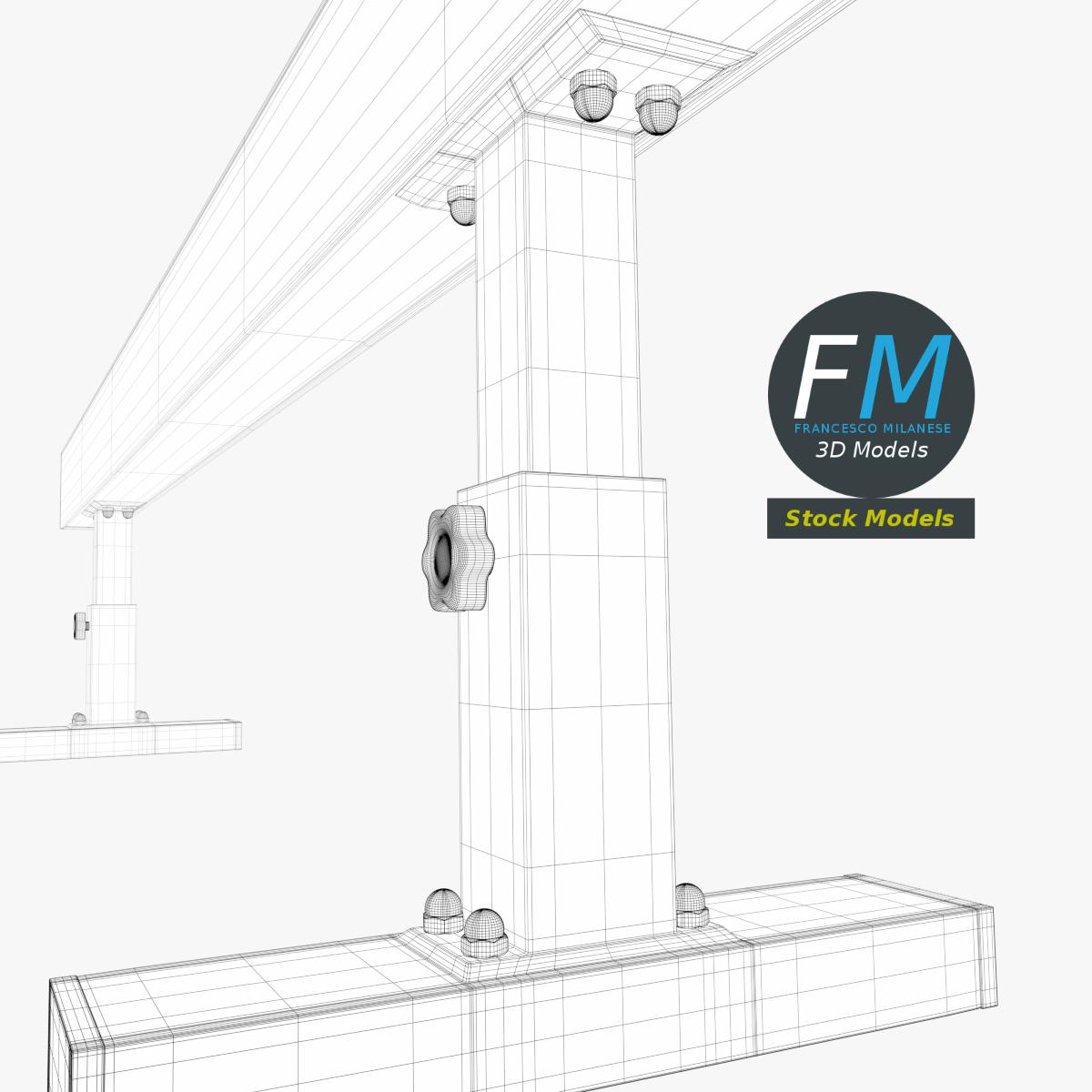 3D-Modell - Mini-Schwebebalken - 08