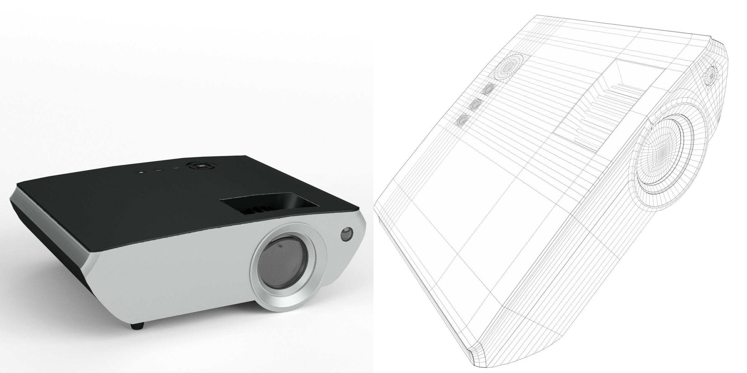 3D-Modell - Mini-Projektor