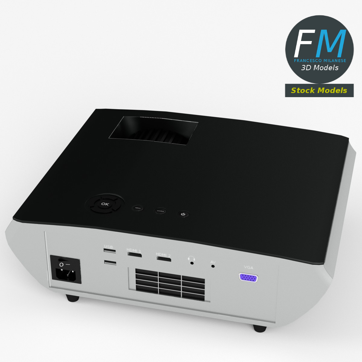 3D-Modell - Mini-Projektor - 02