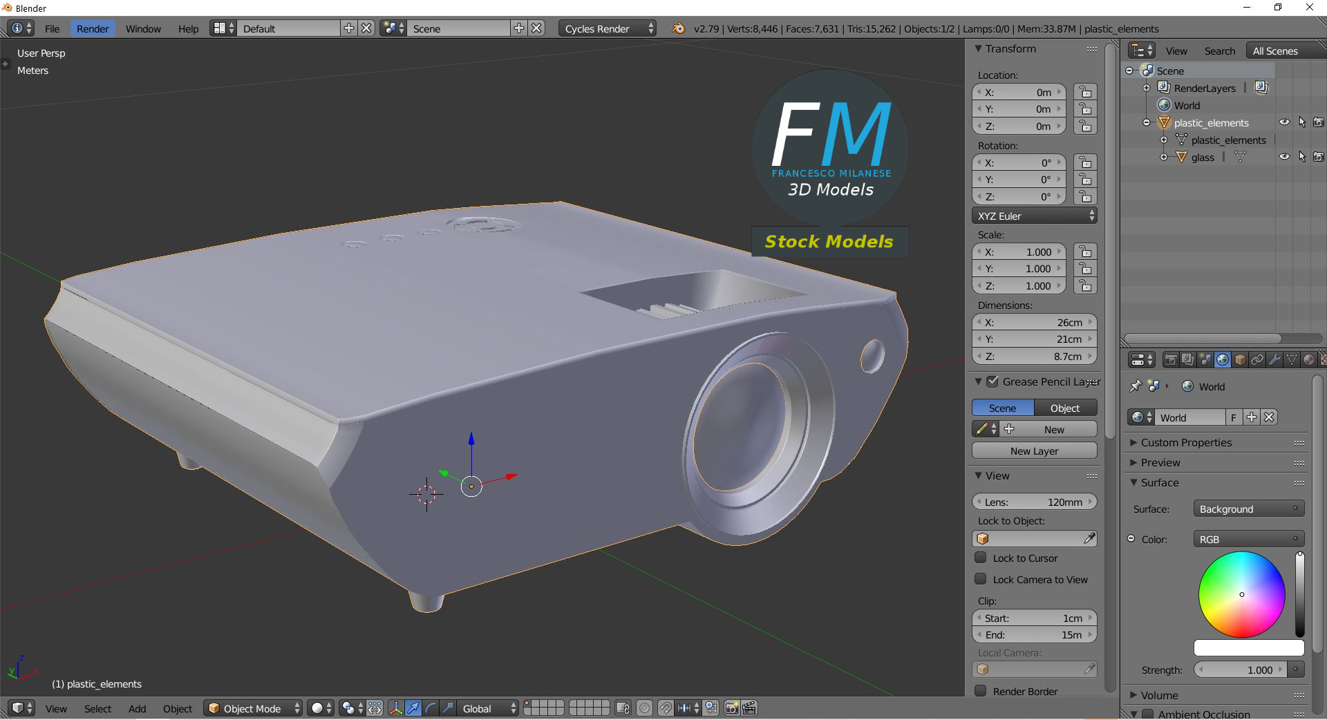 3D-Modell - Mini-Projektor - 09