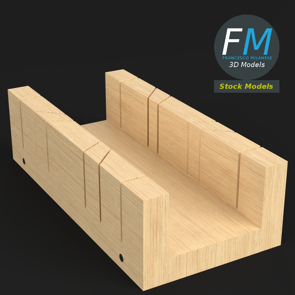 3D-Modell - Gehrungslade - 01
