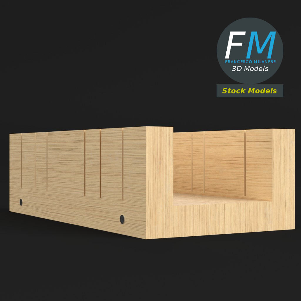 3D-Modell - Gehrungslade - 03
