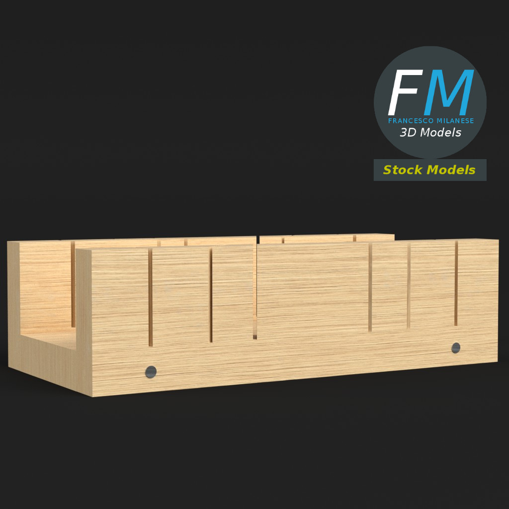 3D-Modell - Gehrungslade - 04