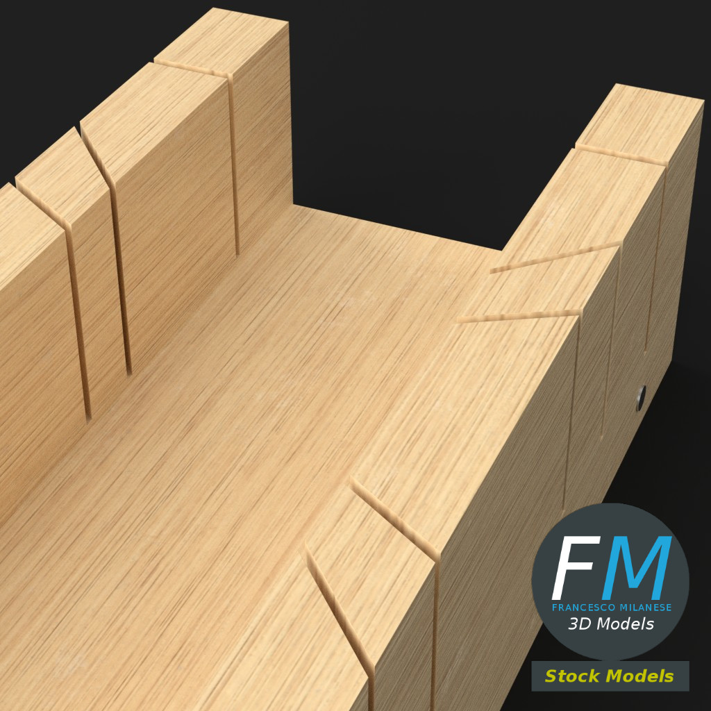 3D-Modell - Gehrungslade - 05