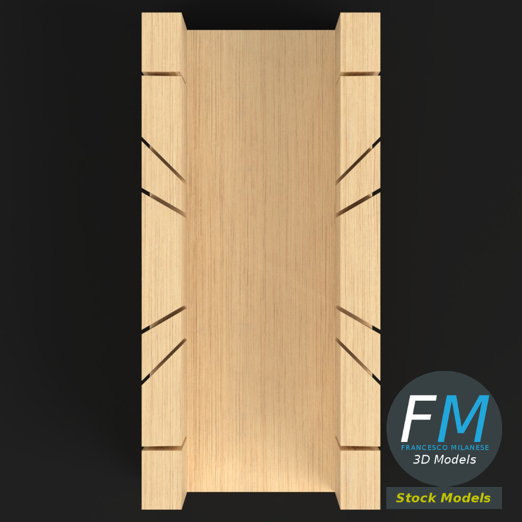 3D-Modell - Gehrungslade - 06