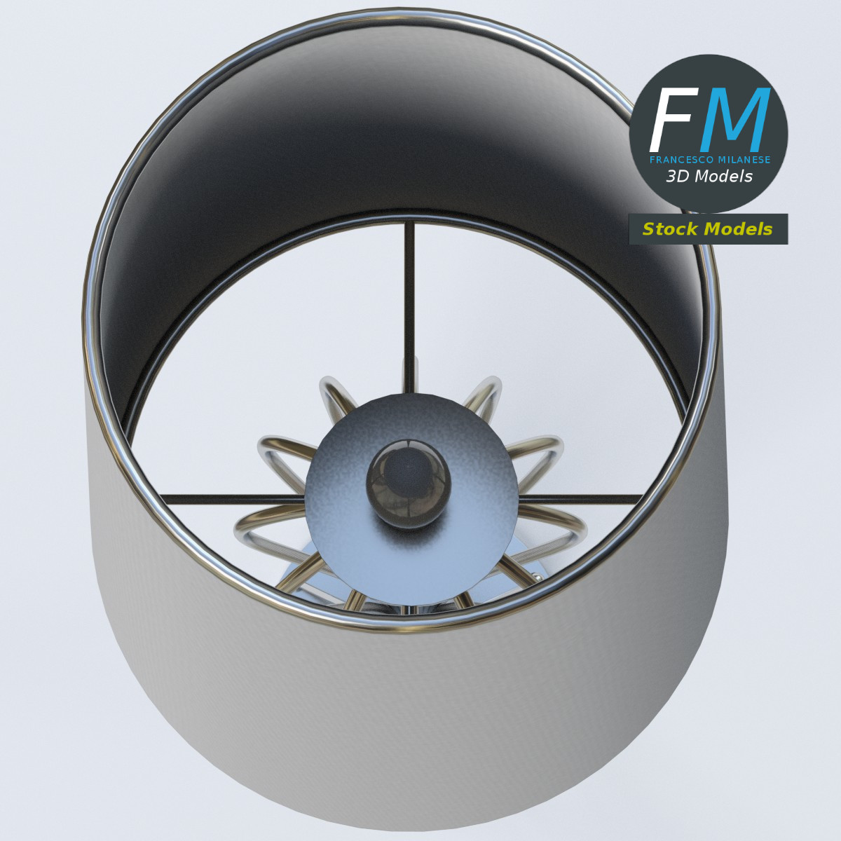 3D-Modell - Moderne Stehlampe - 05