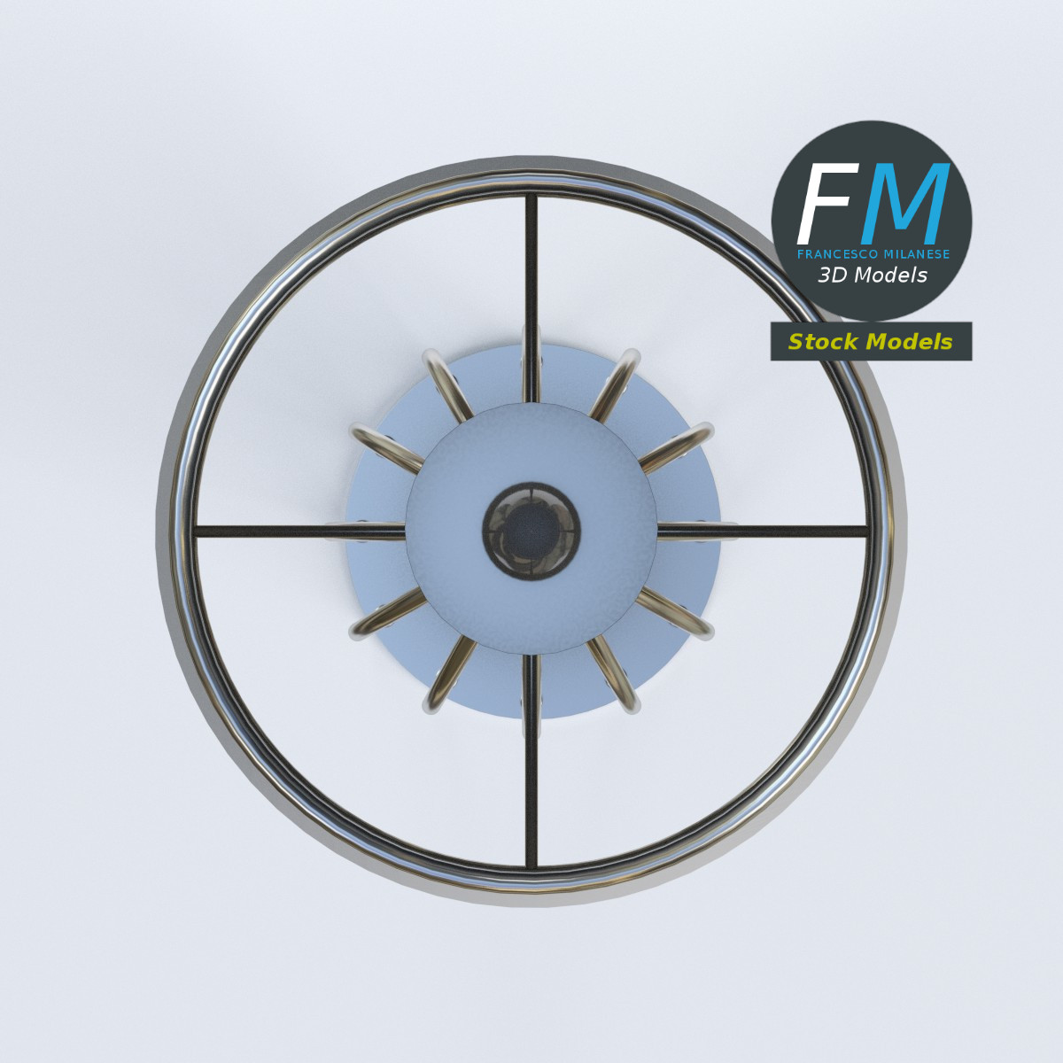 3D-Modell - Moderne Stehlampe - 06