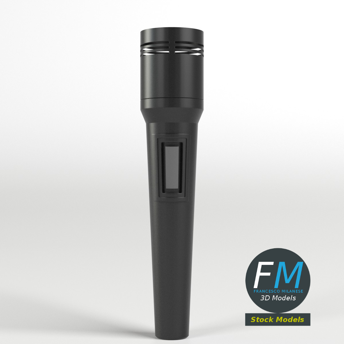 3D-Modell - Modernes Mikrofon - 01
