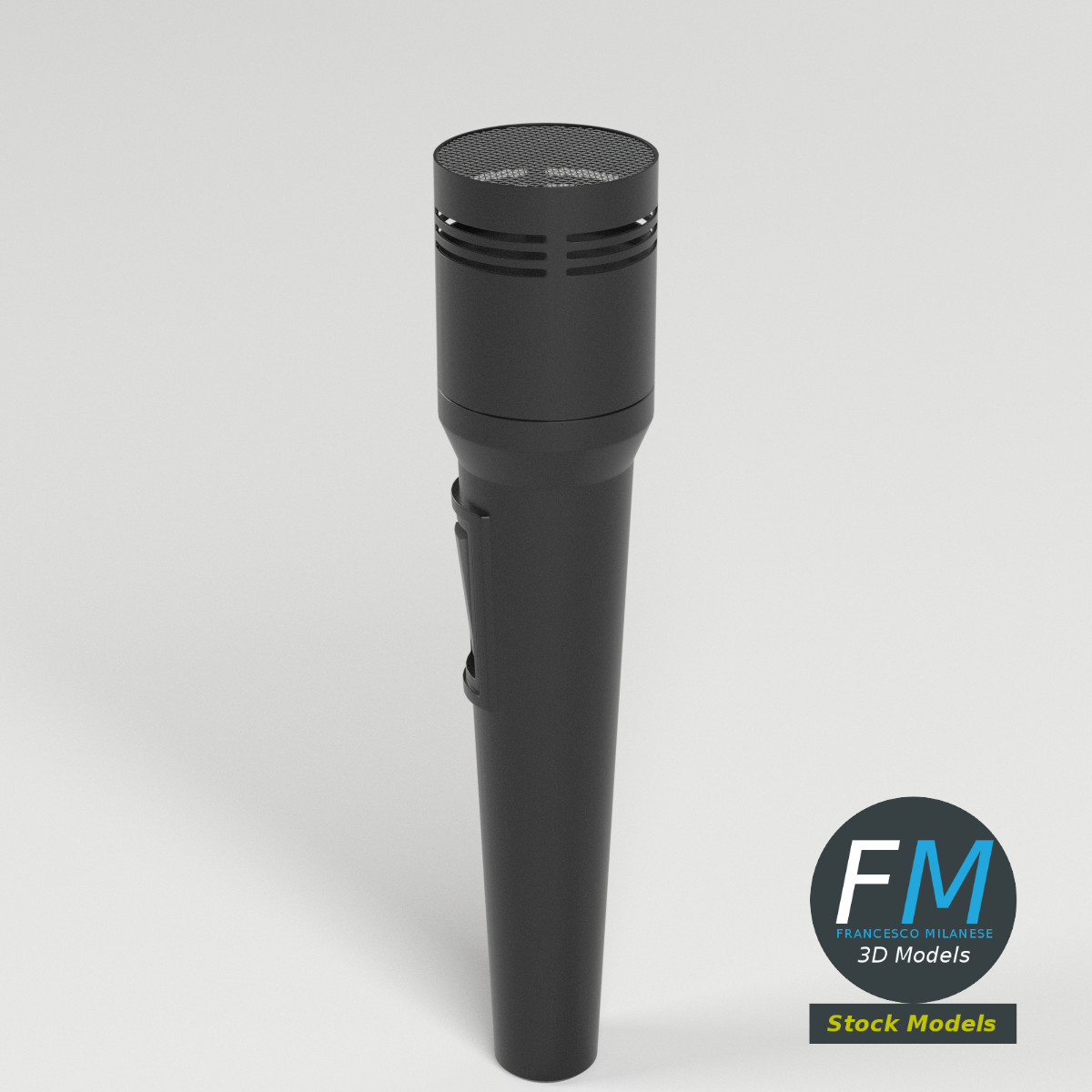 3D-Modell - Modernes Mikrofon - 03