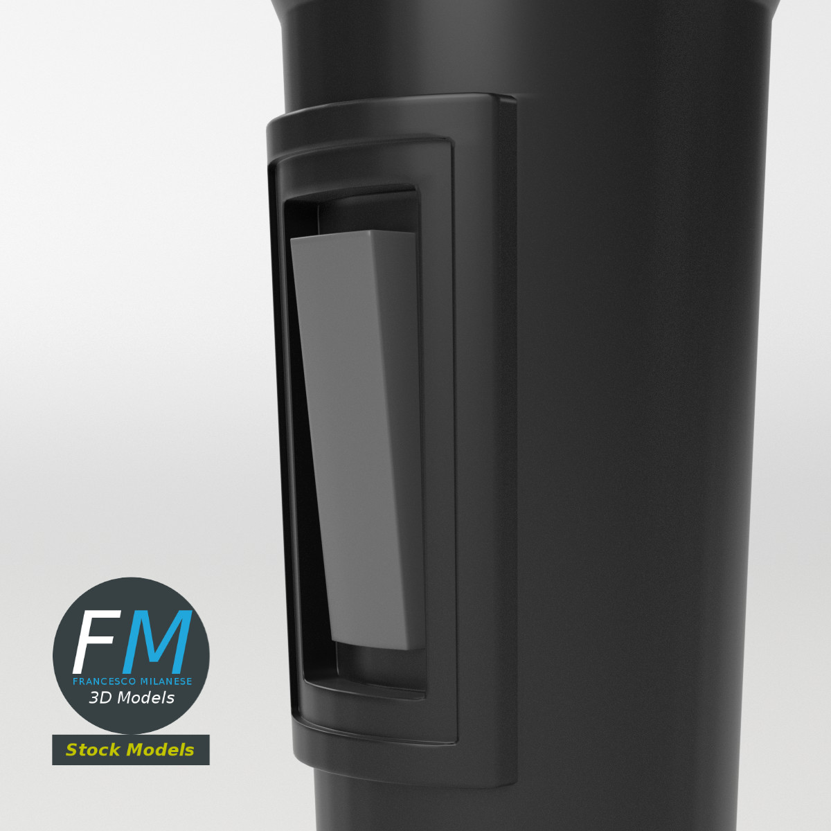 3D-Modell - Modernes Mikrofon - 05