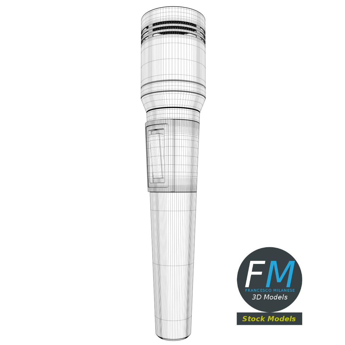 3D-Modell - Modernes Mikrofon - 07