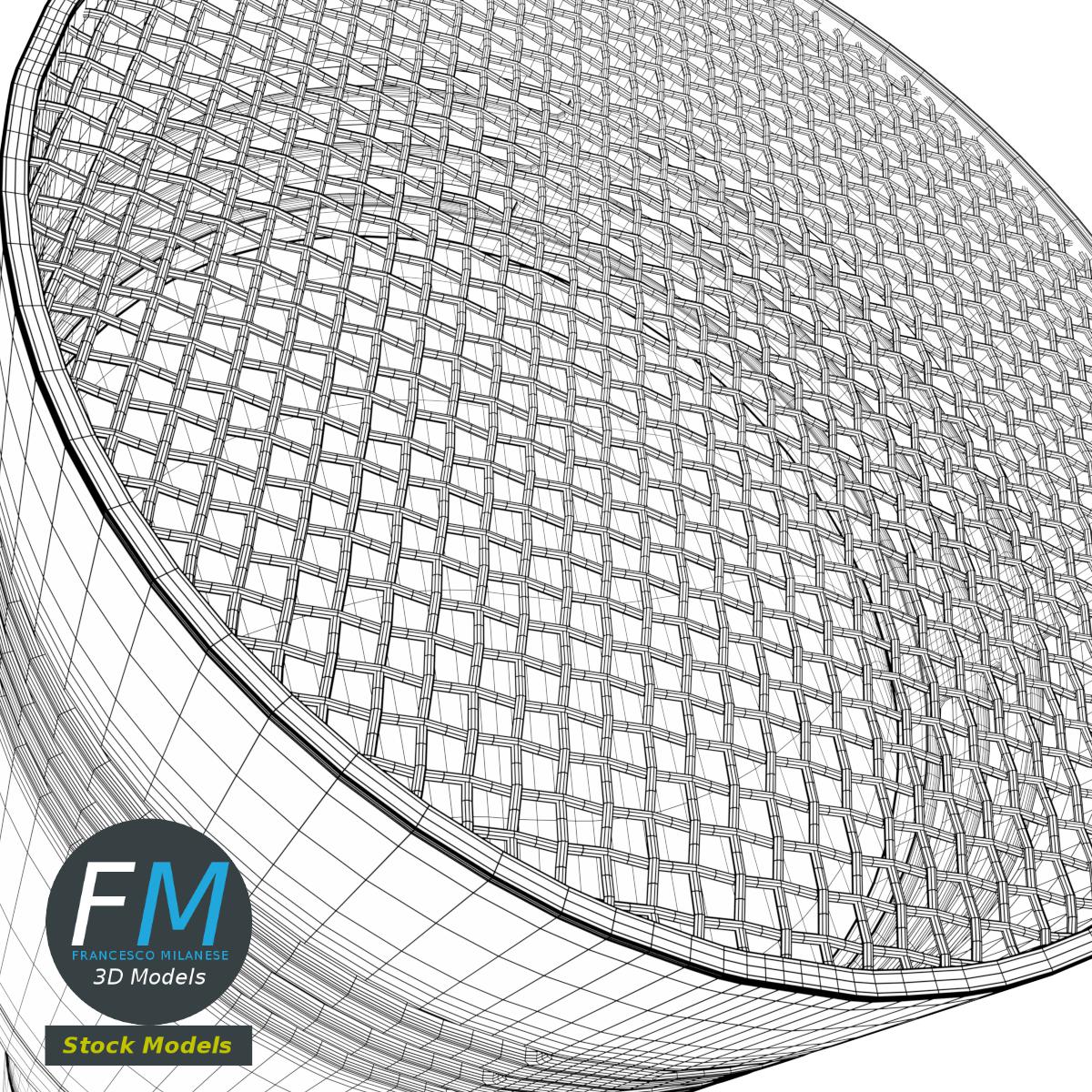 3D-Modell - Modernes Mikrofon - 08