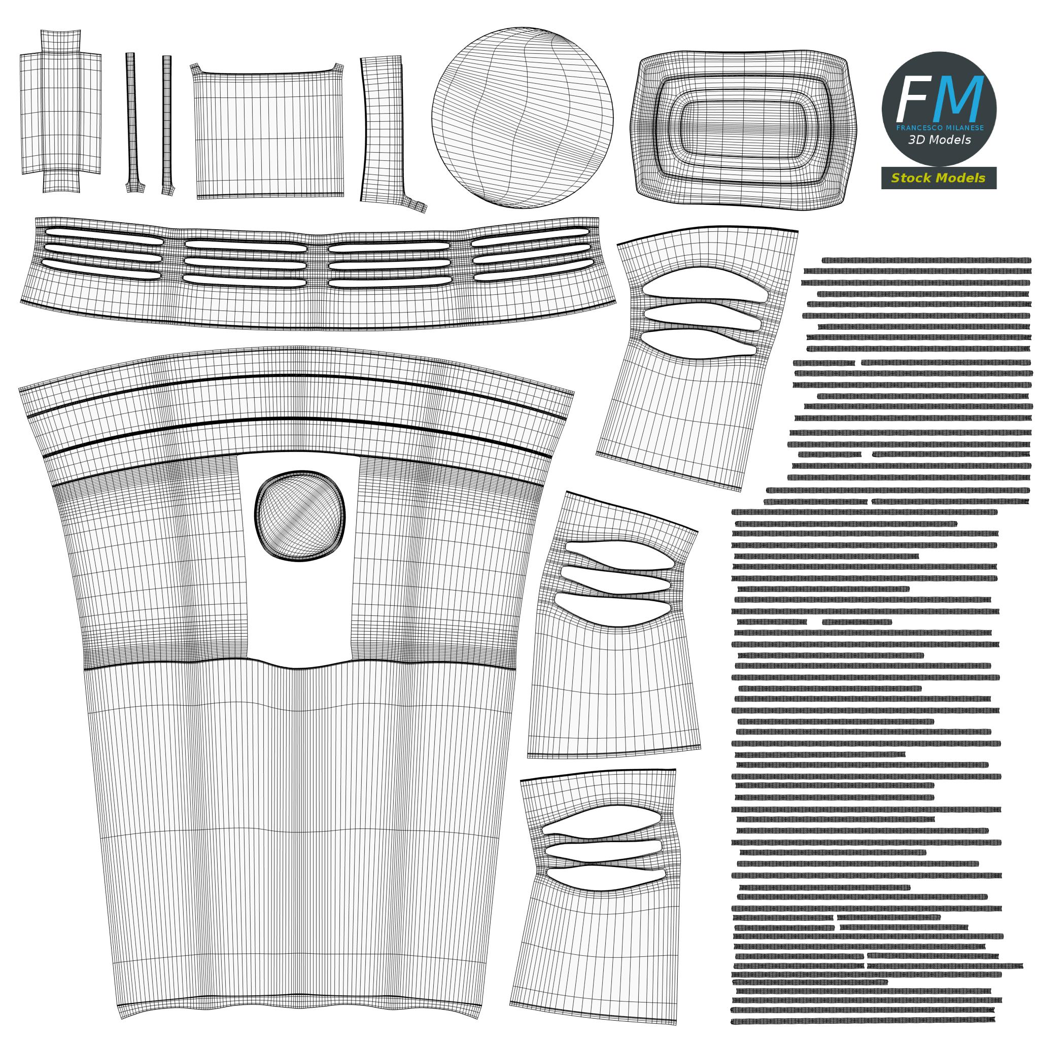 3D-Modell - Modernes Mikrofon - 11 3D-Modell - Modernes Mikrofon - 11