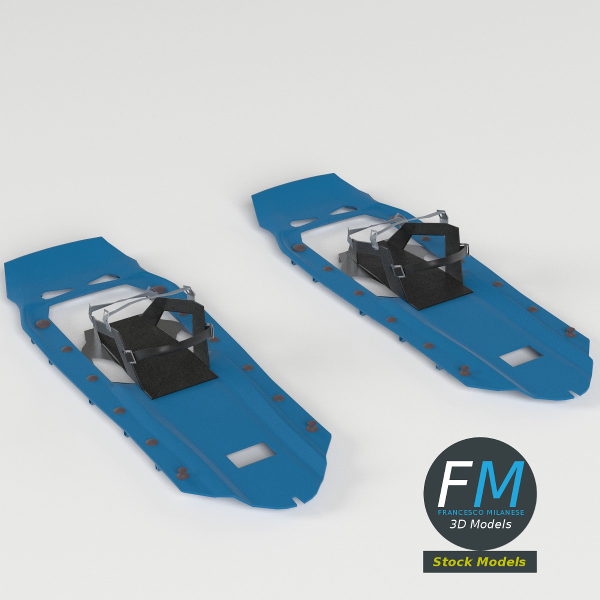 3D-Modell - Moderne Schneeschuhe - 02