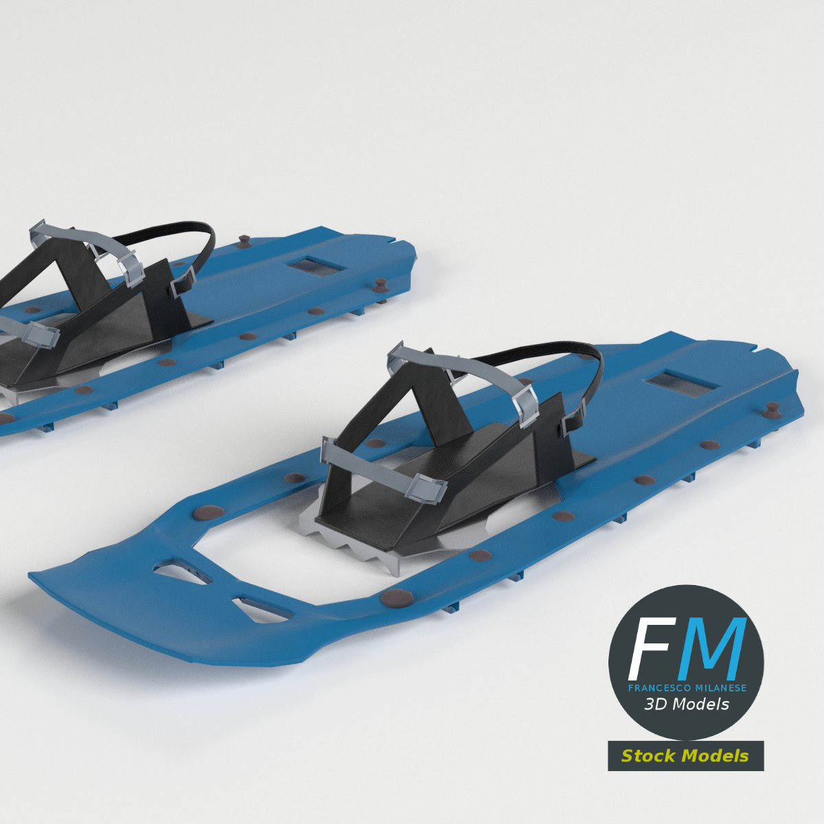 3D-Modell - Moderne Schneeschuhe - 03