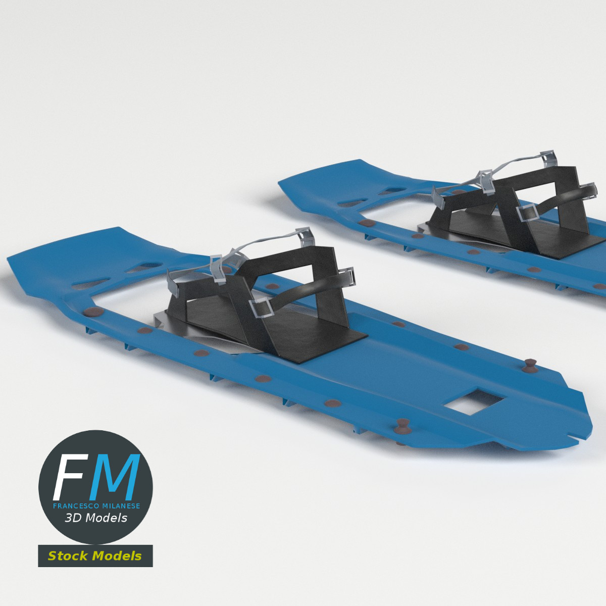3D-Modell - Moderne Schneeschuhe - 04