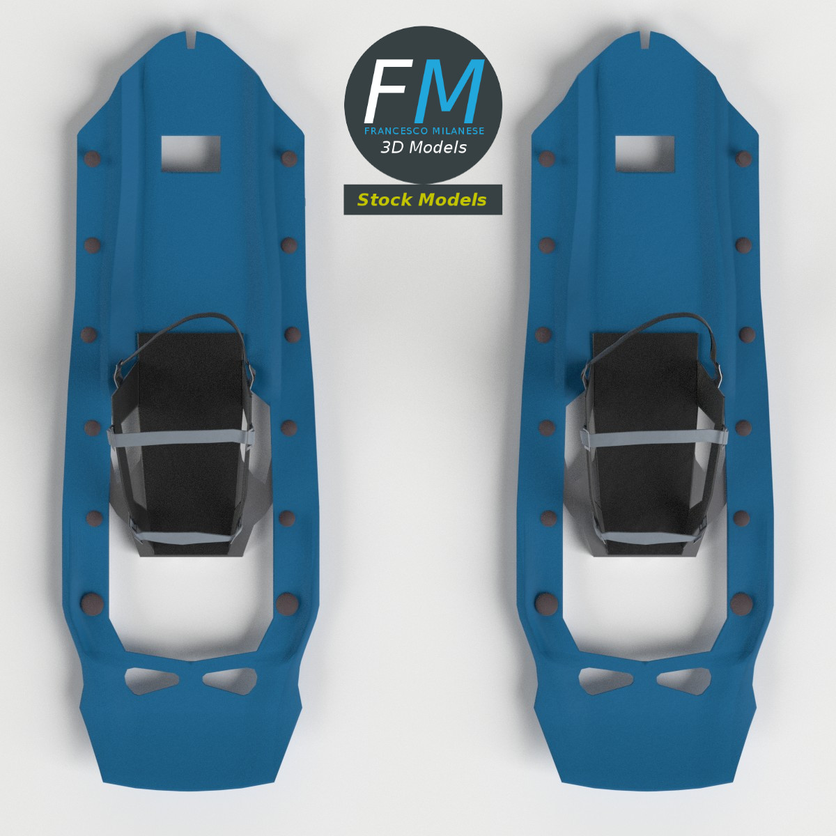 3D-Modell - Moderne Schneeschuhe - 06
