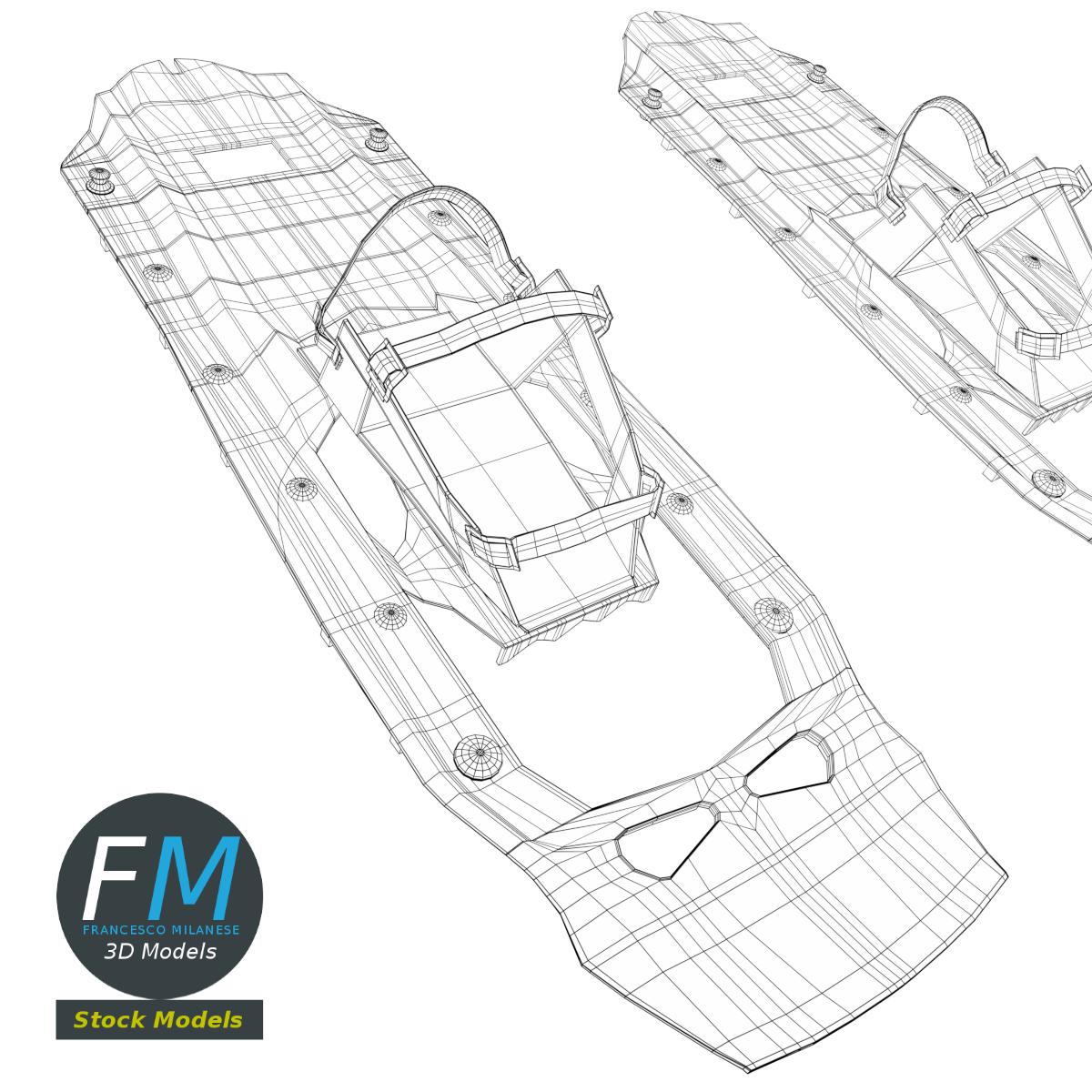 3D-Modell - Moderne Schneeschuhe - 07
