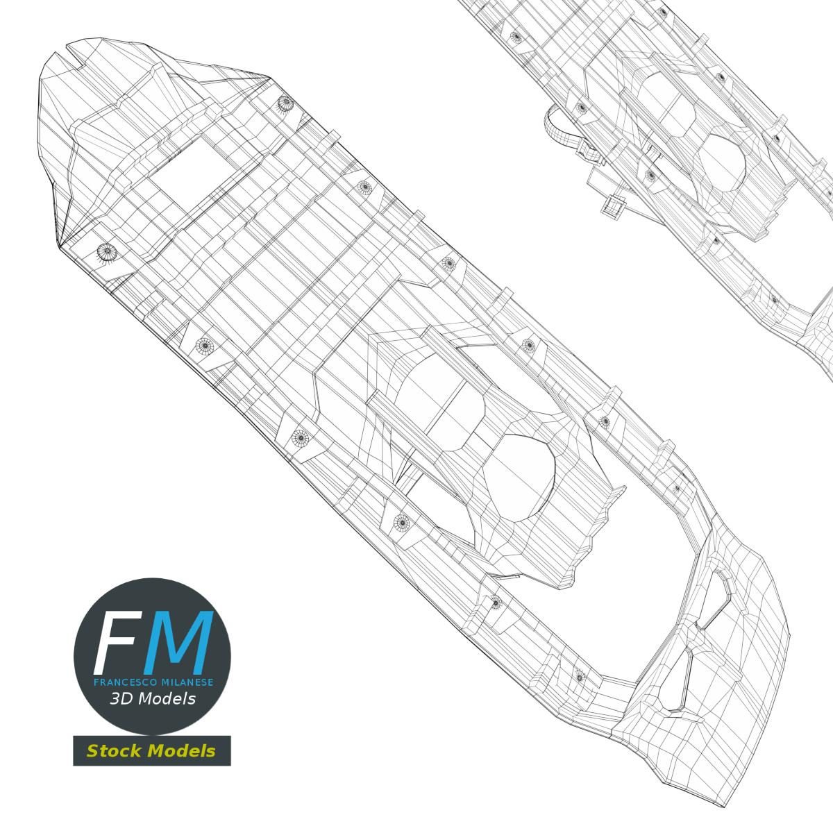 3D-Modell - Moderne Schneeschuhe - 08