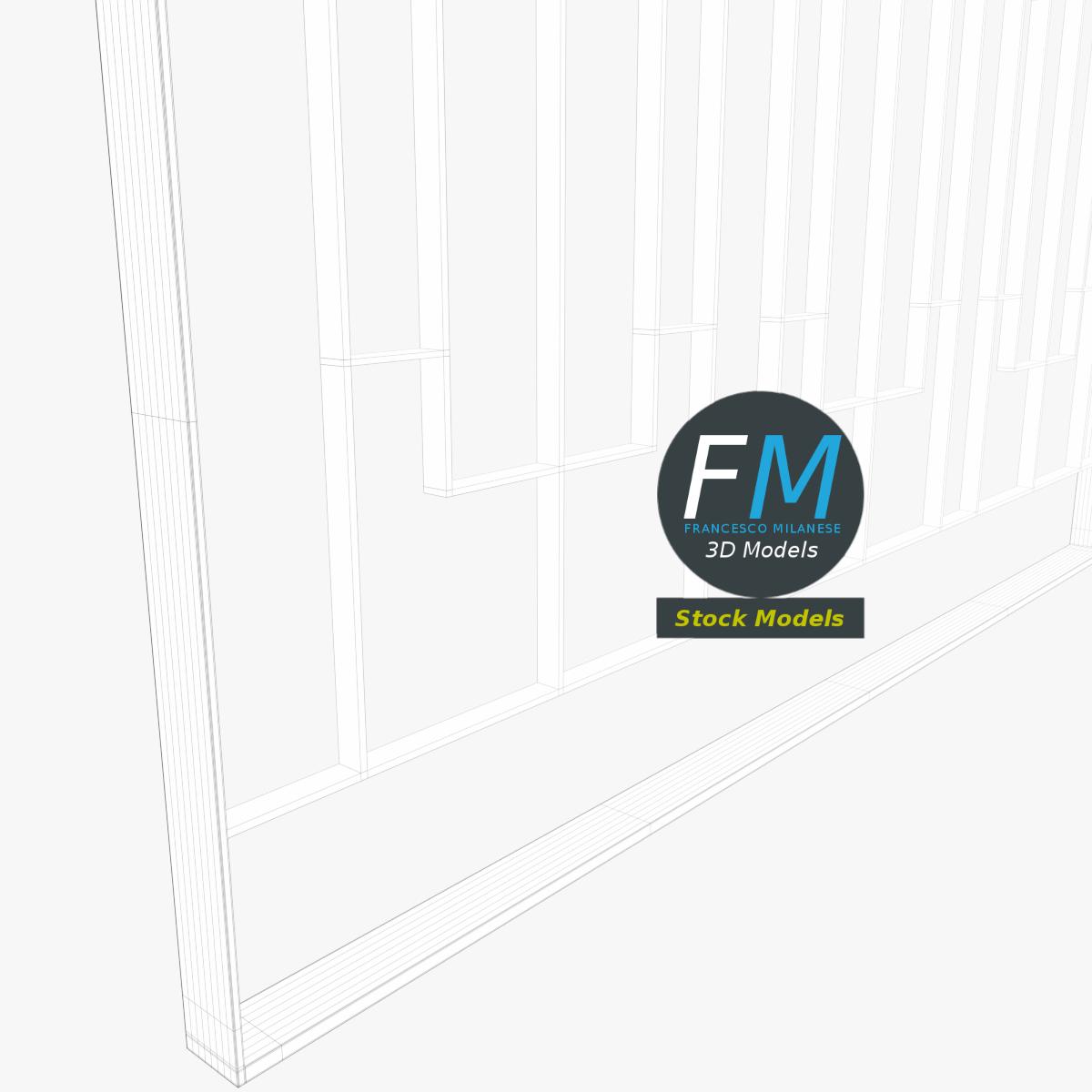 3D-Modell - Modularer Eisenzaun - 07
