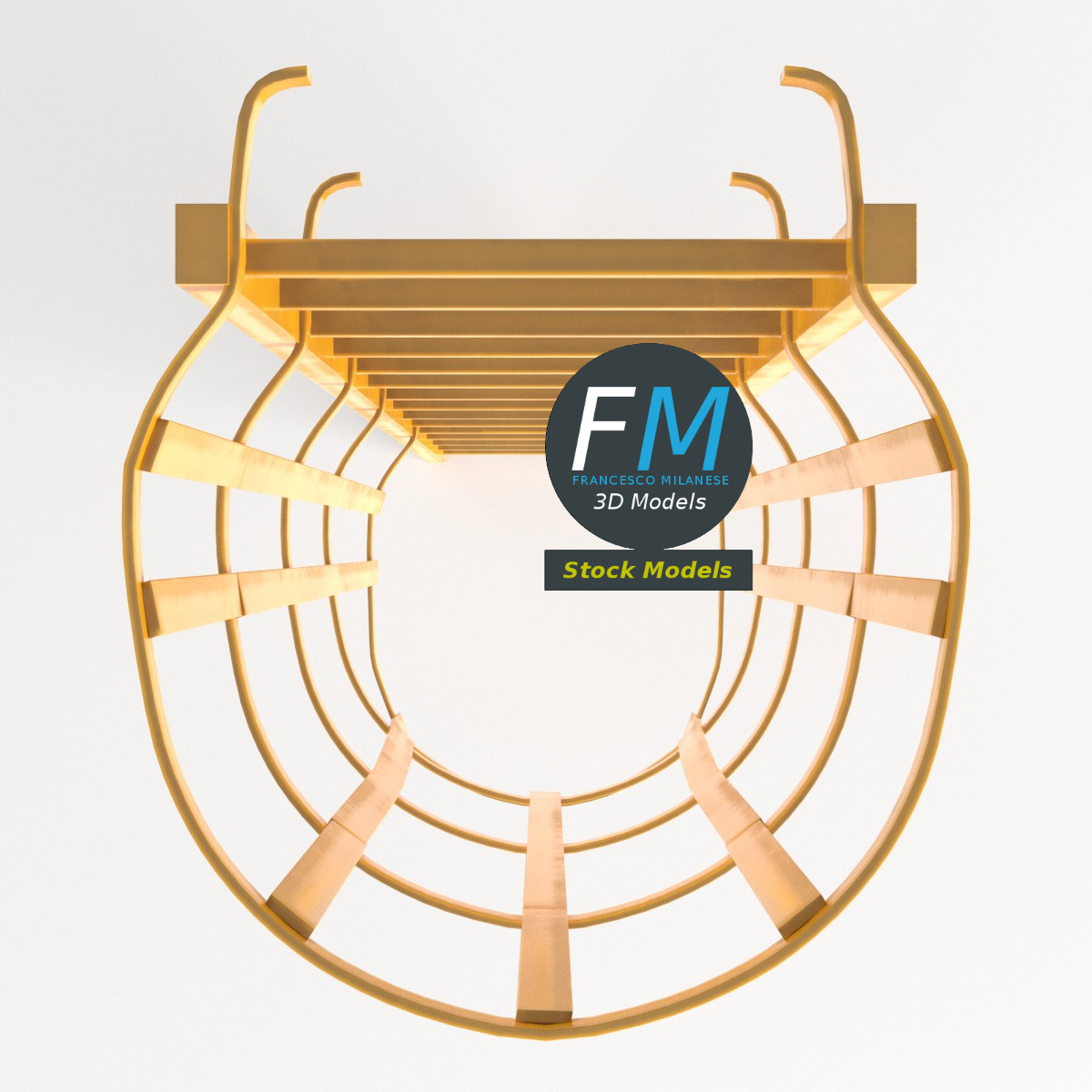 3D-Modell - Modulare Leiter mit Schutzkorb - 06