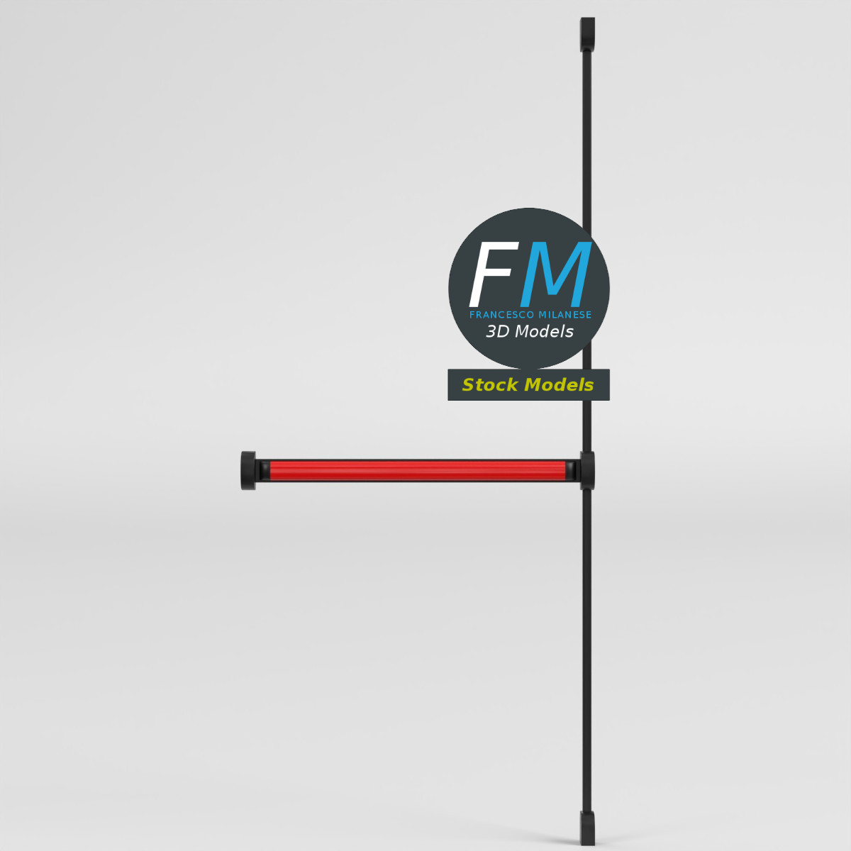 3D-Modell - Modulare Panikstange - 03